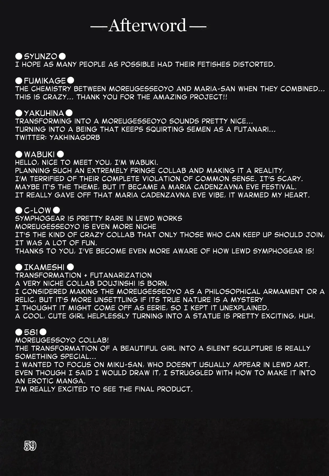 Bessatsu Comic Zessyo Moreugesseoyo Goudoubon page 58 featuring chris yukine senki zesshou symphogear parody - futanari big breasts hentai manga - read online free