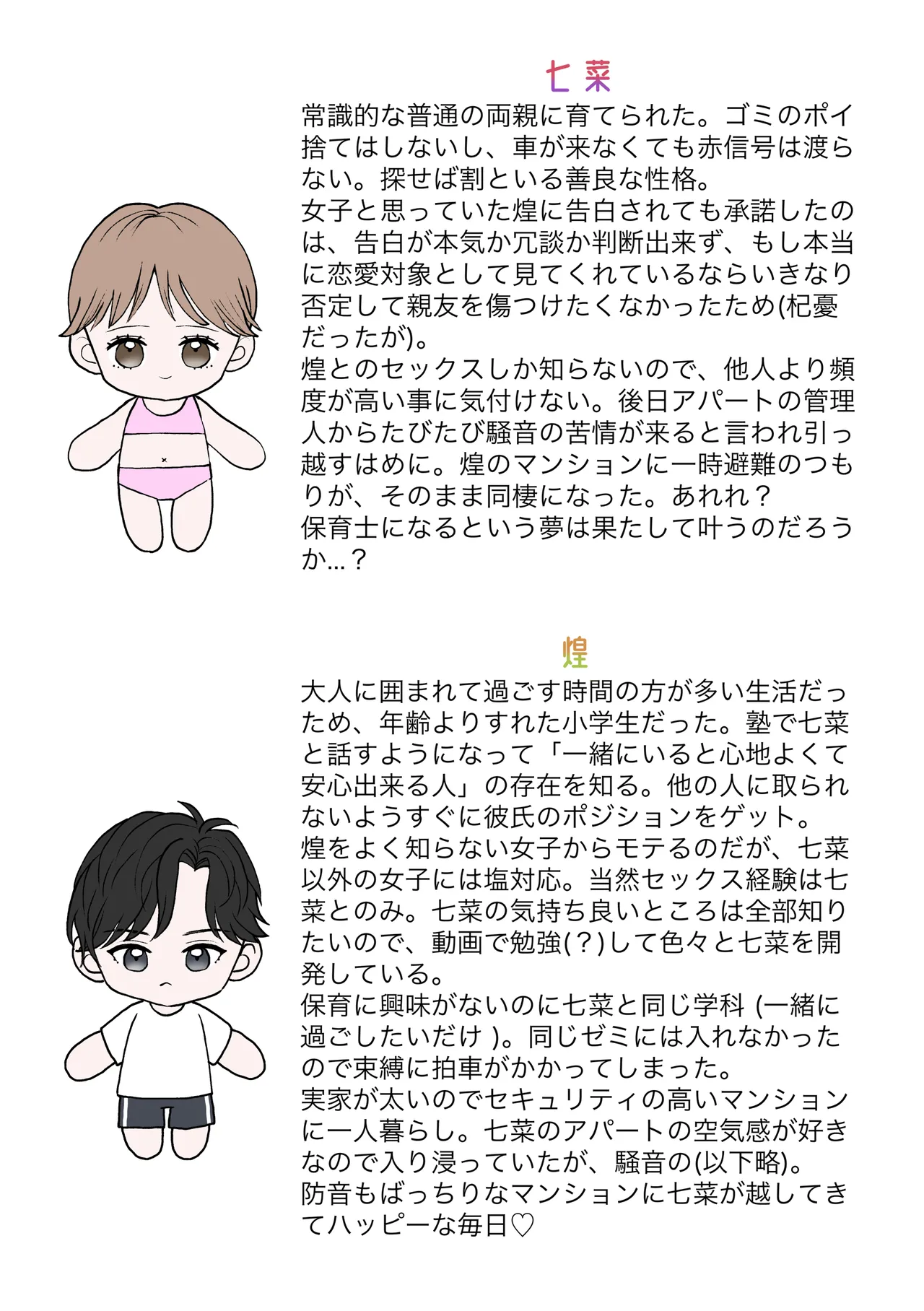 [bozzolo (Yami no Inko)] Nana-chan wa Kou-chan to Wakaretai [Digital] page 53 original parody - read online free