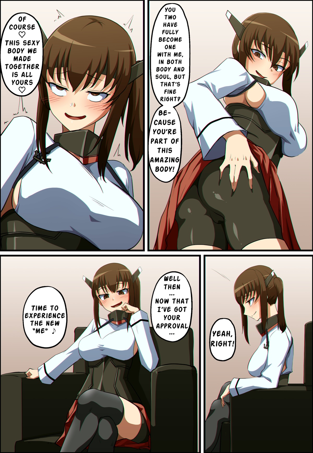 Taihou & Kaga merge possession page 9 kantai collection parody - big breasts absorption hentai manga - read online free