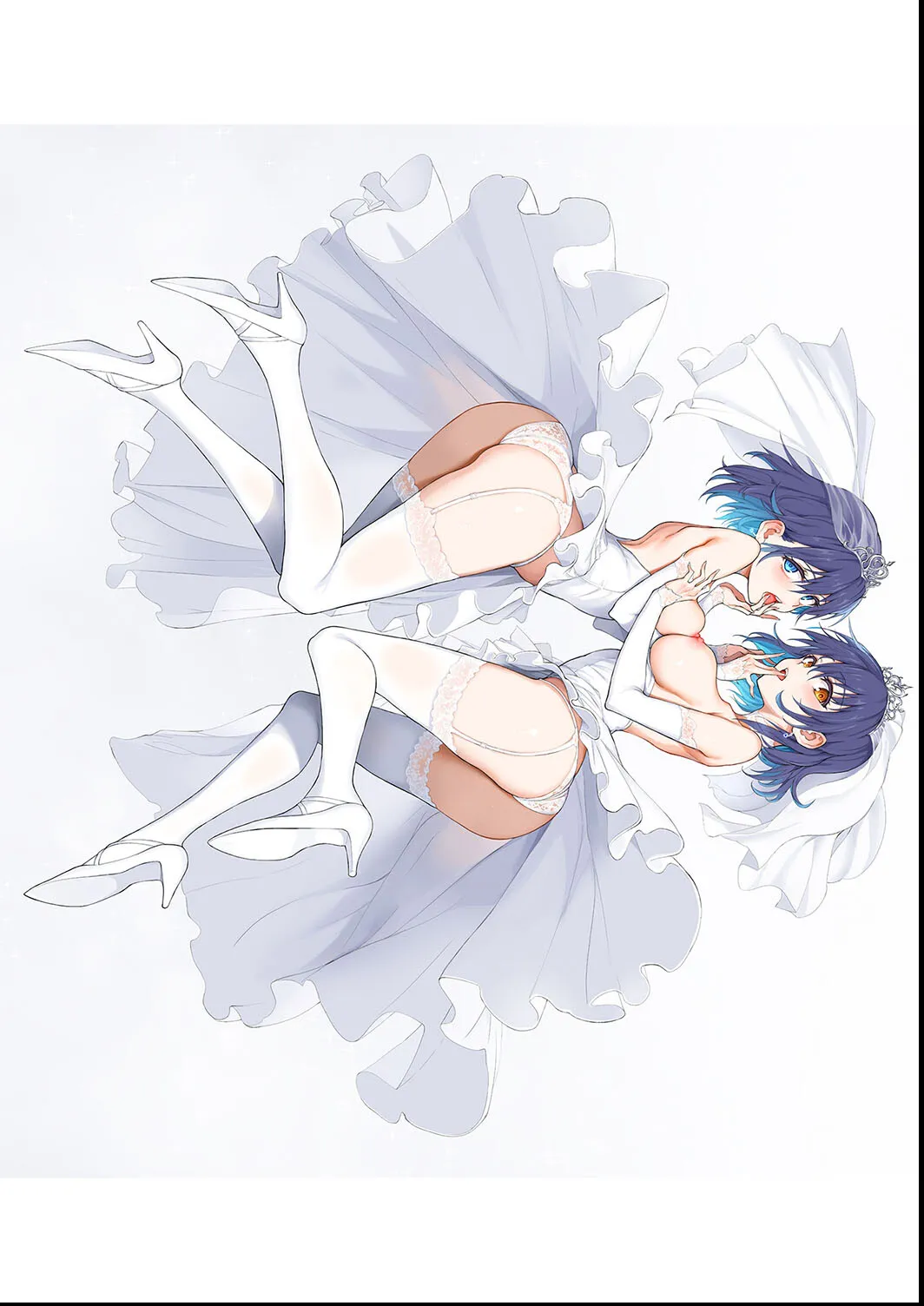 Kaede to Suzu + Kaede to Suzu  Illustration collection page 275 - maid twins hentai manga - read online free