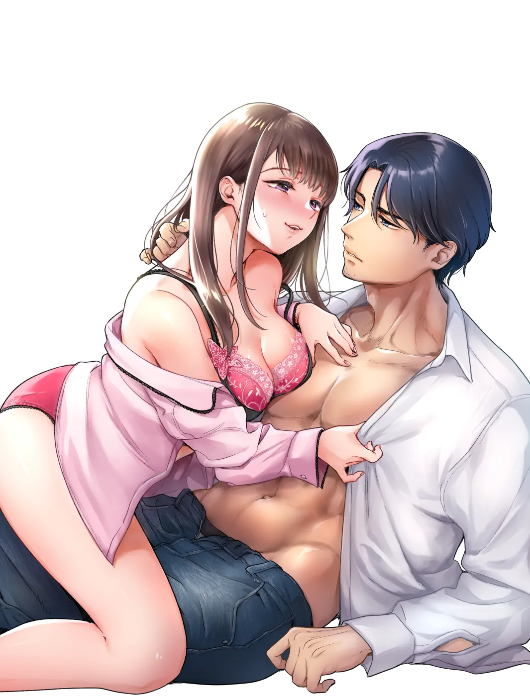 Seijunha Joyuu wa Toshiue Haiyuu ni Amaku Shitsukekerareru. - Purist actresses are sweetly disciplined by older actors. page 64 original parody - kissing nakadashi hentai manga - read online free