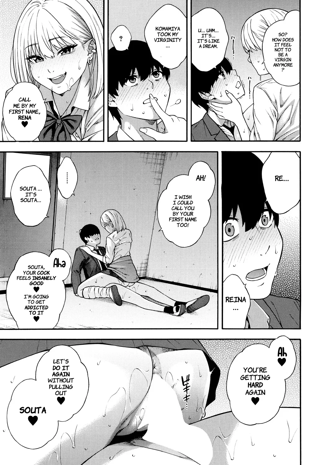 [Zonda] Making a Harem of the Three Bitchy Gal Sisters - Part 1-2 [English] [Comoop] page 34 - virginity big breasts hentai manga - read online free