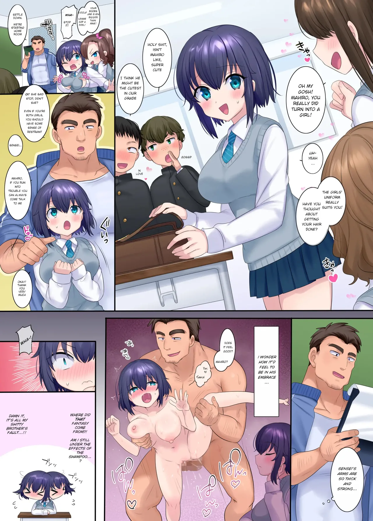 Little Sister-ification Shampoo page 45 original parody - transformation big breasts hentai manga - read online free