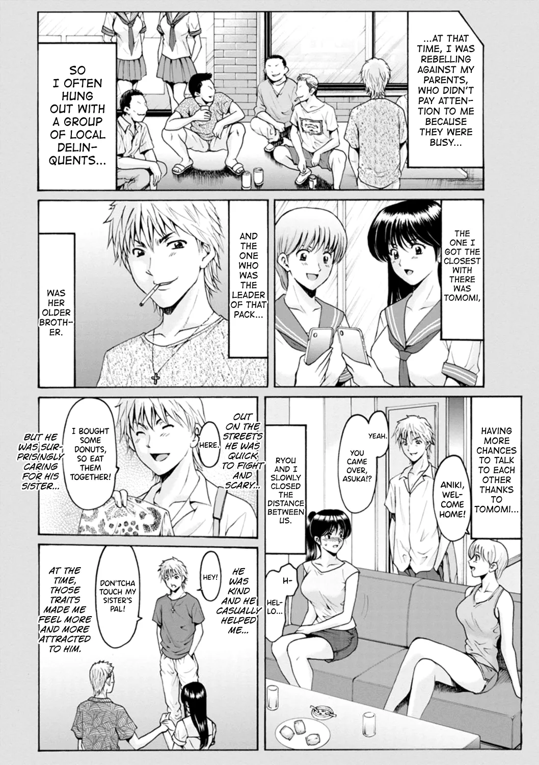 Hitozuma no Kao page 106 - milf kissing hentai manga - read online free