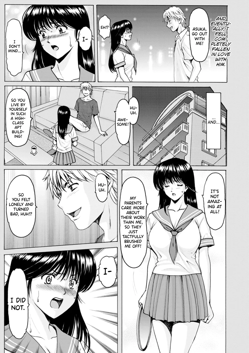 Hitozuma no Kao page 107 - milf kissing hentai manga - read online free