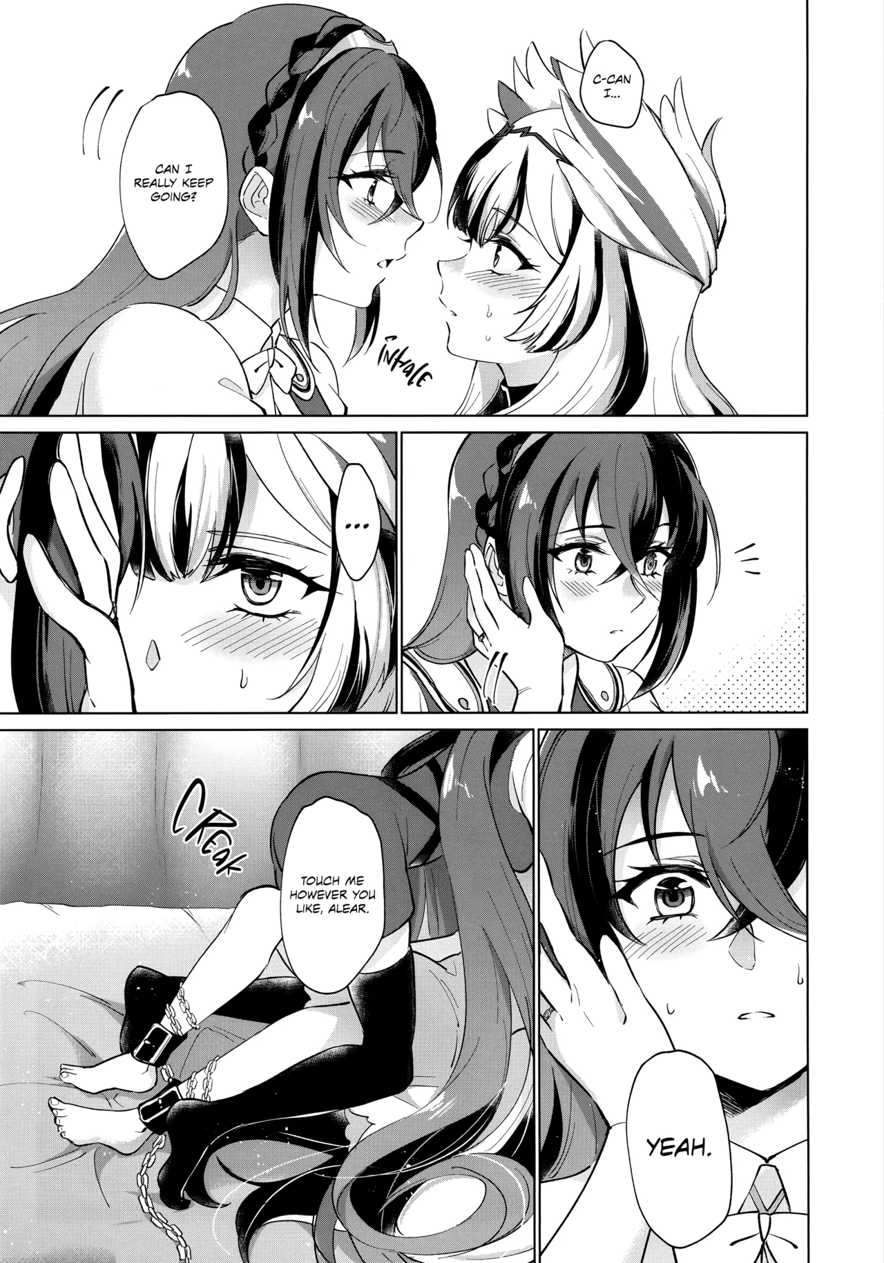 Aisuru, Manazashi | Gazing at the You I Love page 15 featuring alear fire emblem engage parody - kissing females only hentai manga - read online free