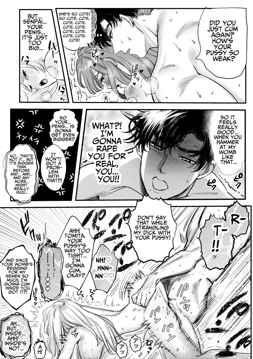 [Rewr] Kaerenai Futari ~Taifuu no Yoru, Akogare no Senpai to...Aibeya Dekiai Nama Koubi~ | They Can't Go Back ~Alone with Senpai on a Typhoon Night~ [English] page 41 original parody - kissing big breasts hentai manga - read online free