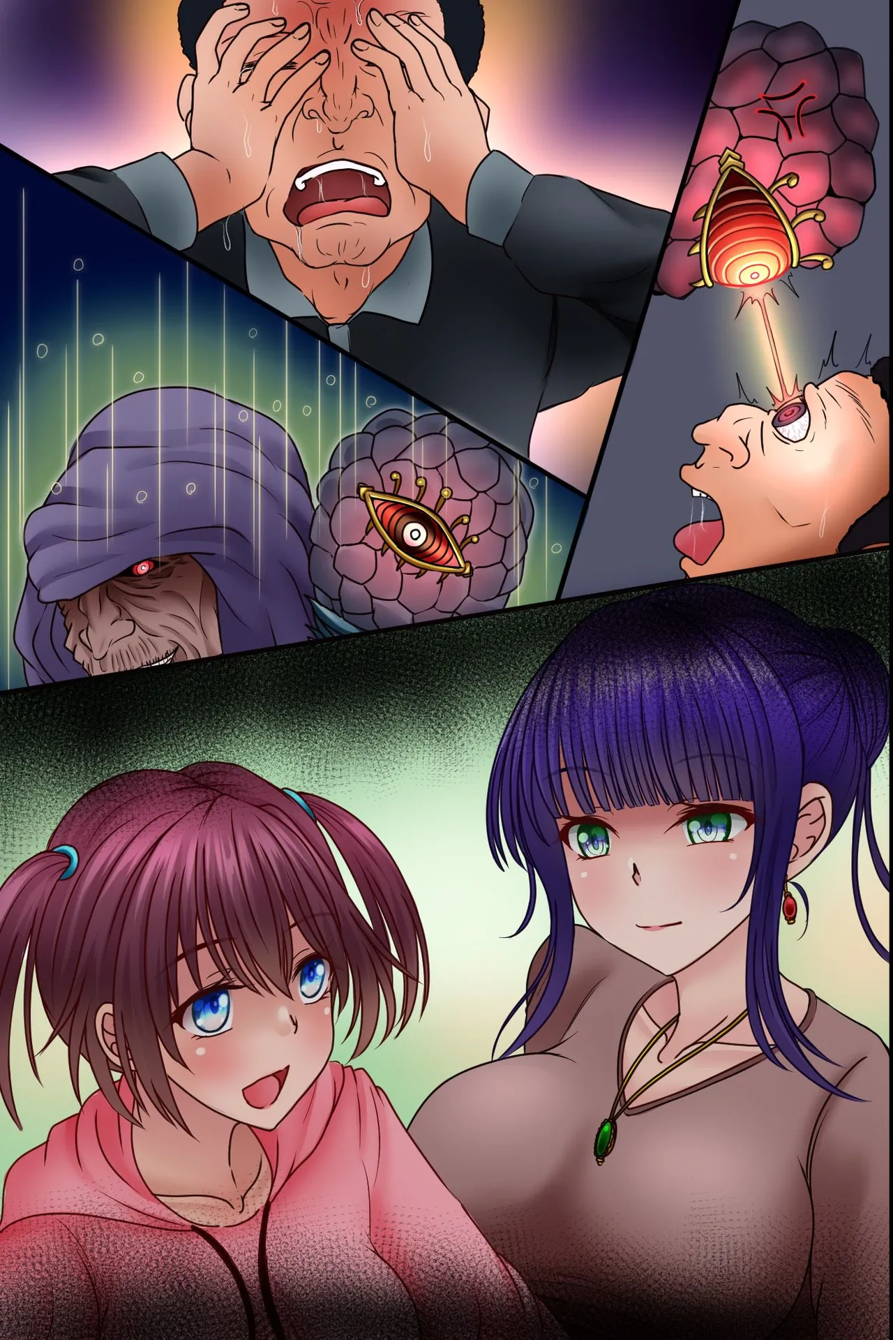 Kanban Musume-tachi o Ore Senyou no Nikubenki ni Shita Hanashi. Mitsumeru dake de Onna o Soku Hatsujou Saserareru Chikara o Te ni Ireta! page 59 original parody - mind control full color hentai manga - read online free