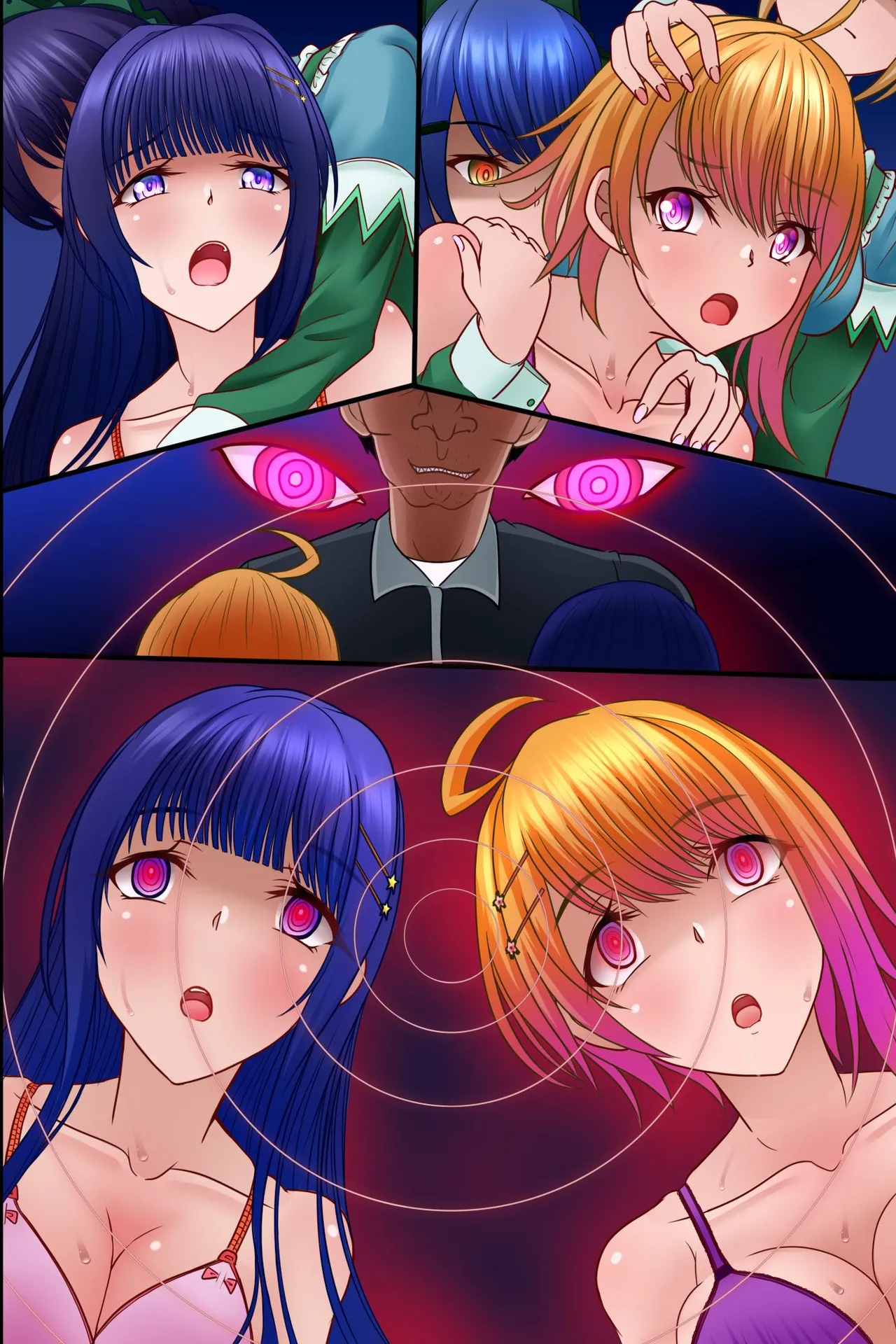 Kanban Musume-tachi o Ore Senyou no Nikubenki ni Shita Hanashi. Mitsumeru dake de Onna o Soku Hatsujou Saserareru Chikara o Te ni Ireta! page 70 original parody - mind control full color hentai manga - read online free