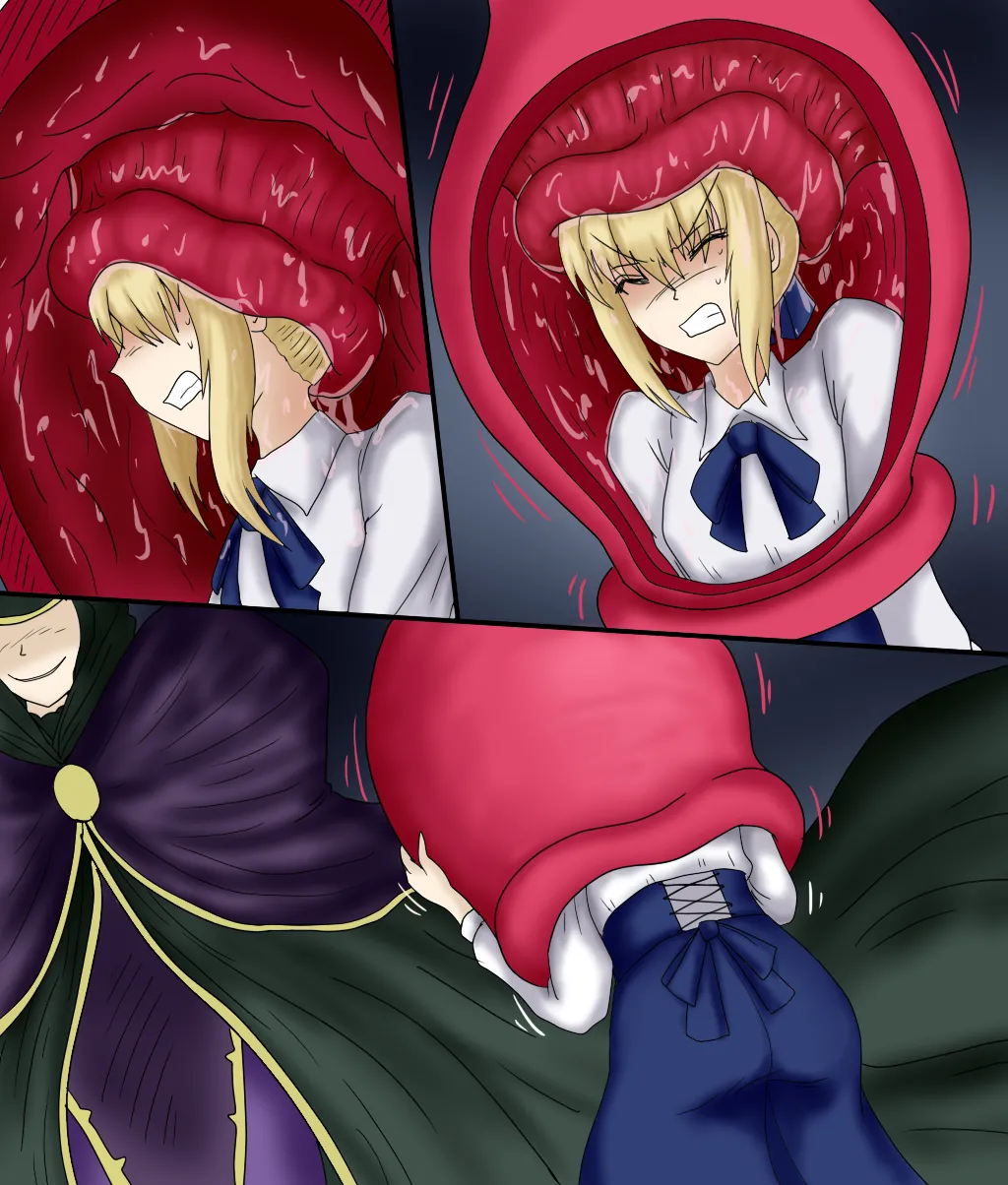 アルトリア吸収メディア第一章 リメイク＋大幅追加改修（完全版） page 55 featuring caster fate stay night parody - vore tailphagia hentai manga - read online free