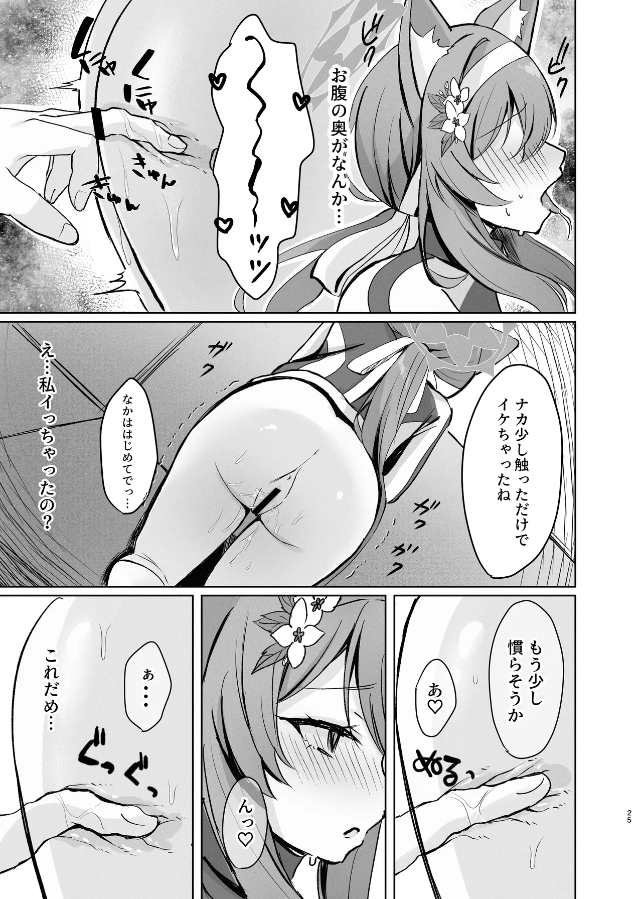 Kimochii Koto Motto Shiritakute Sensei ni Onegaishichau Hanashi page 25 featuring mari iochi blue archive parody - squirting masturbation hentai manga - read online free