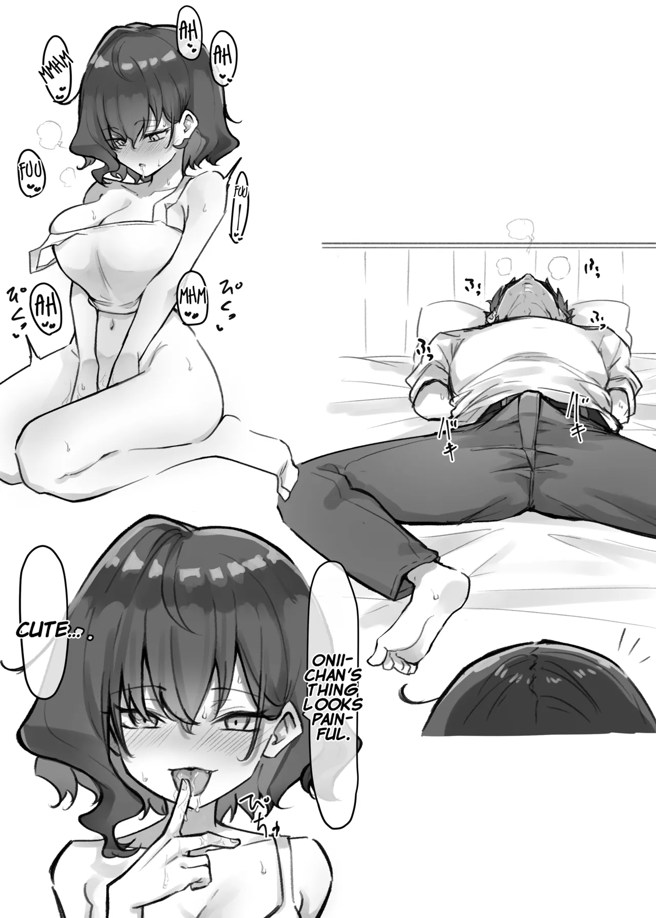 [MM] Imouto Series | Kiss-loving Mei-chan page 29 - big breasts swimsuit hentai manga - read online free