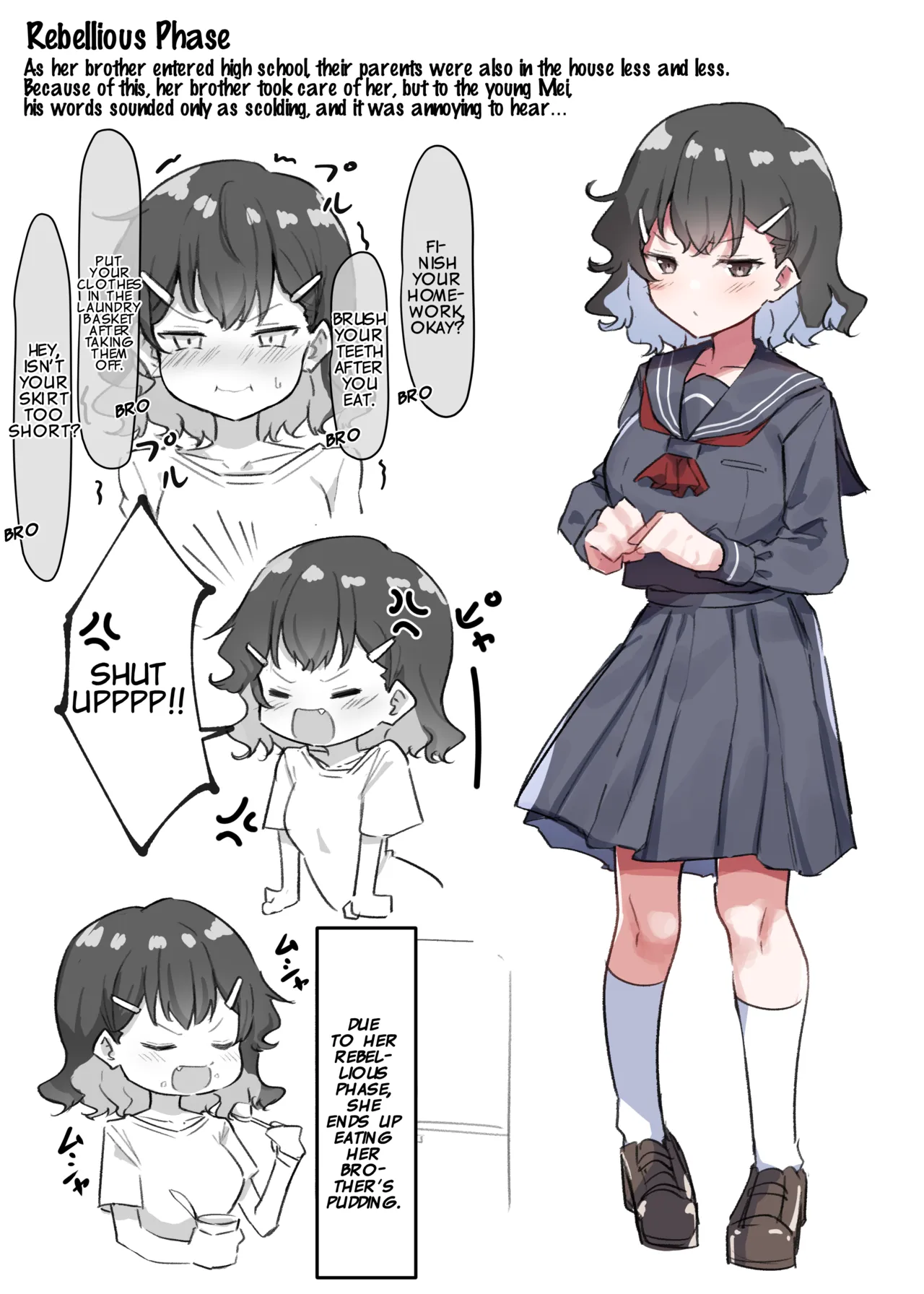 [MM] Imouto Series | Kiss-loving Mei-chan page 91 - big breasts swimsuit hentai manga - read online free