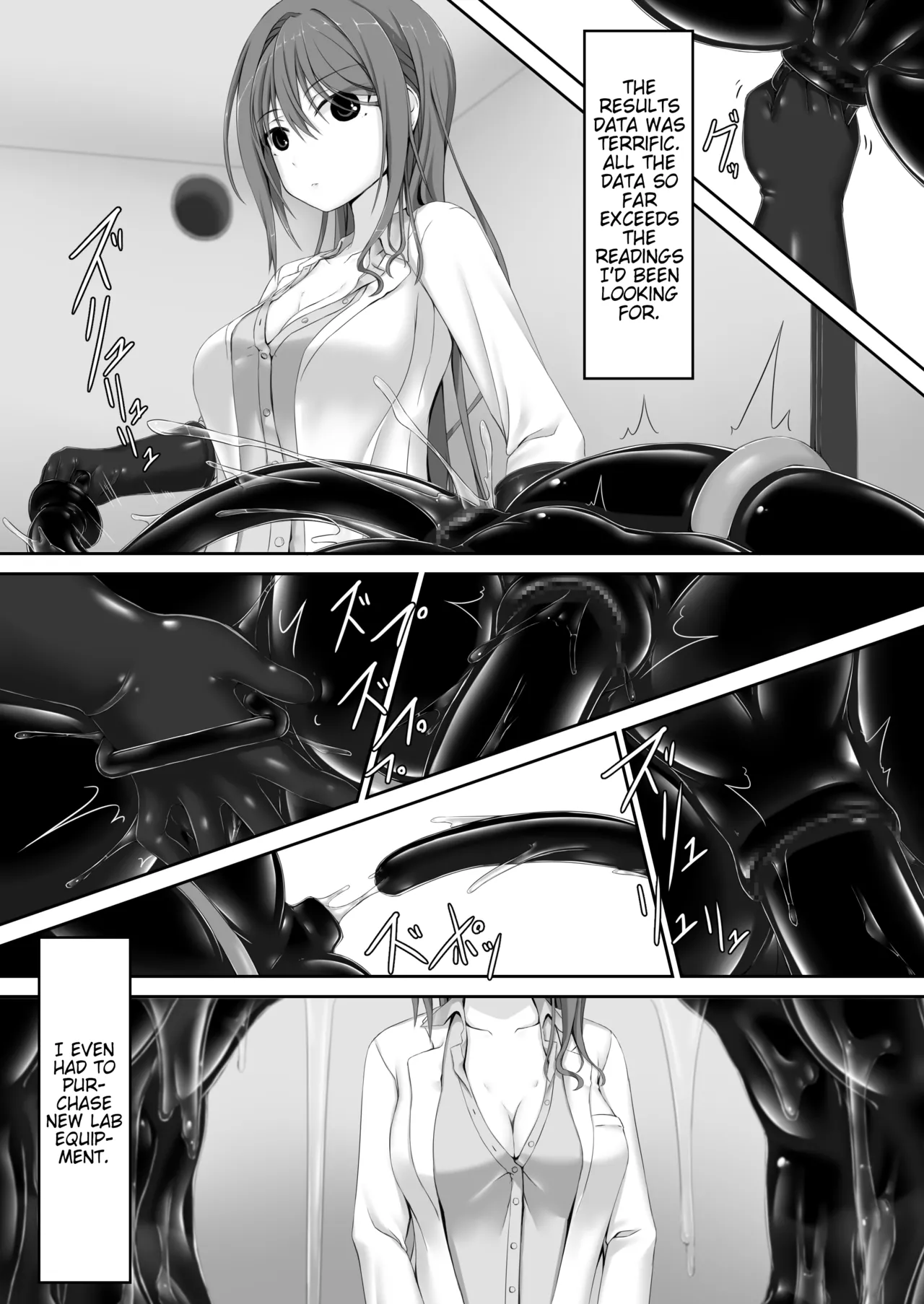 Beginning black 9 page 15 original parody - slime gag hentai manga - read online free