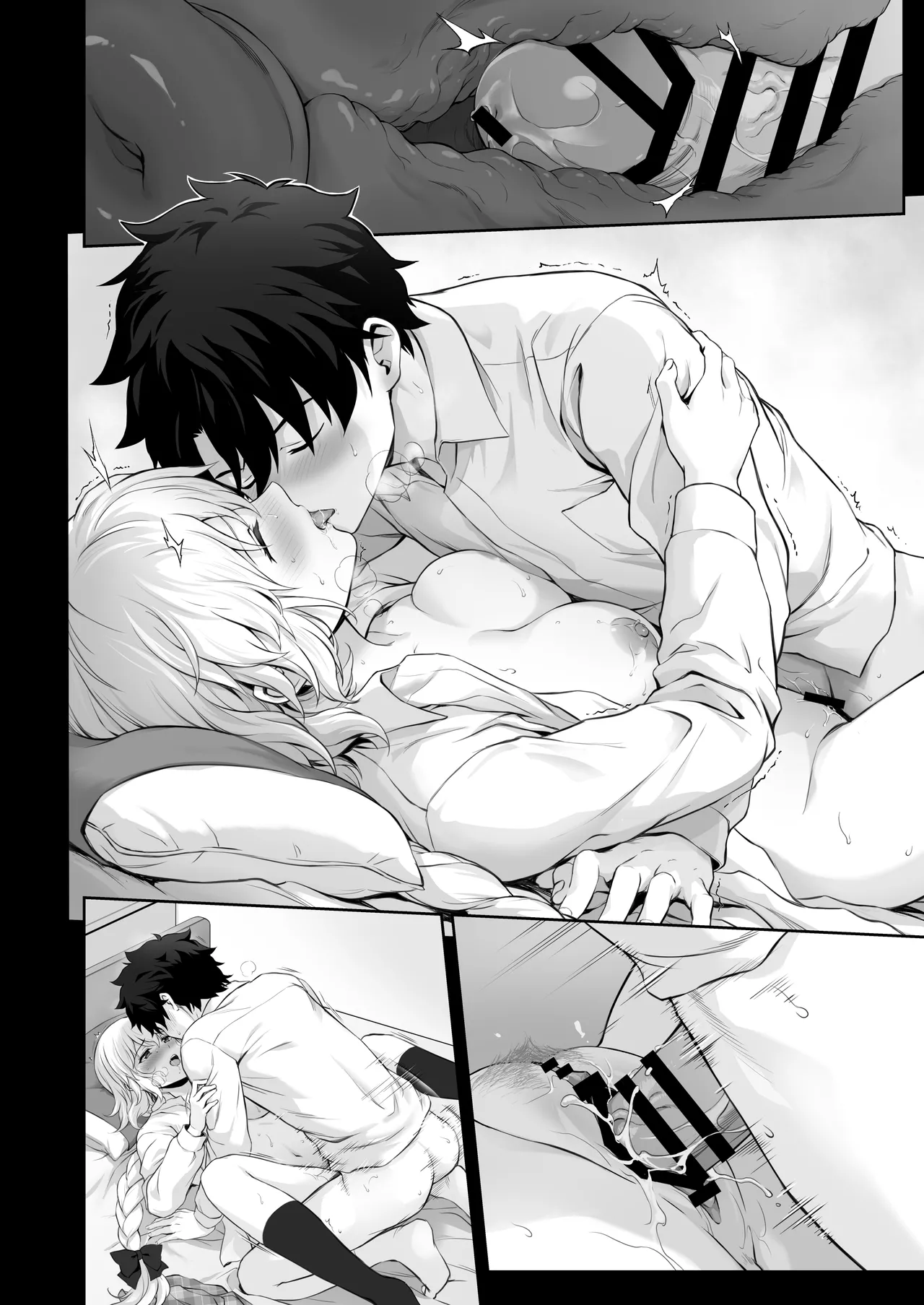 Koibito Jeanne d'Arc page 67 featuring jeanne darc fate grand order parody - big breasts schoolgirl uniform hentai manga - read online free