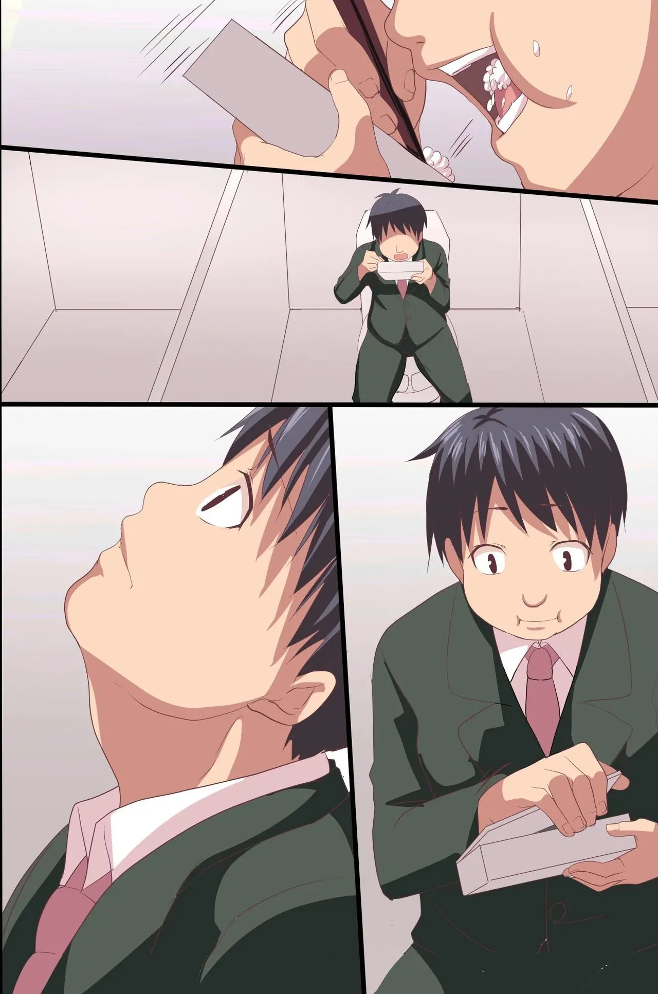 Demonic School Rules page 63 original parody - schoolboy uniform group hentai manga - read online free