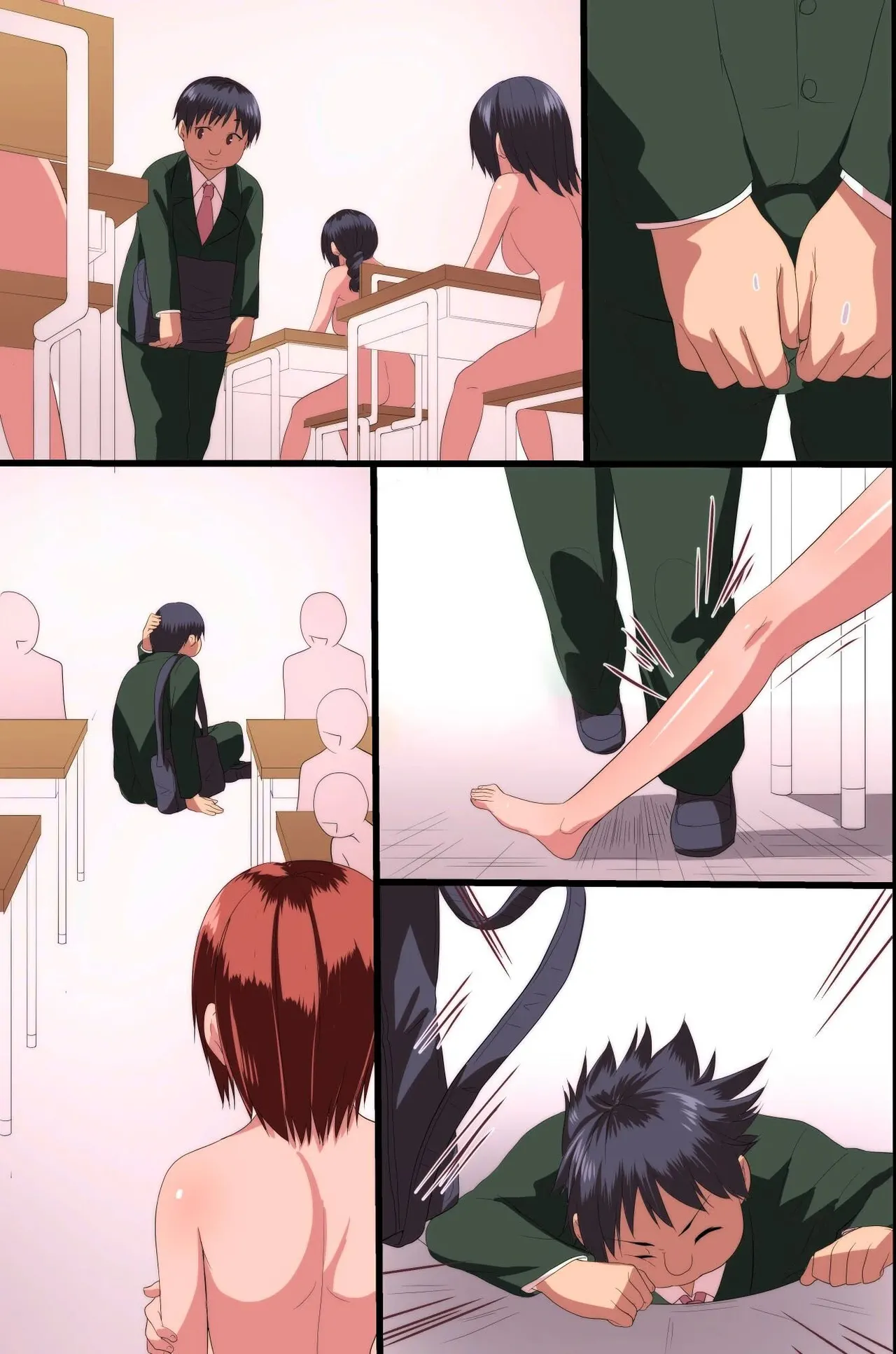 Demonic School Rules page 81 original parody - schoolboy uniform group hentai manga - read online free