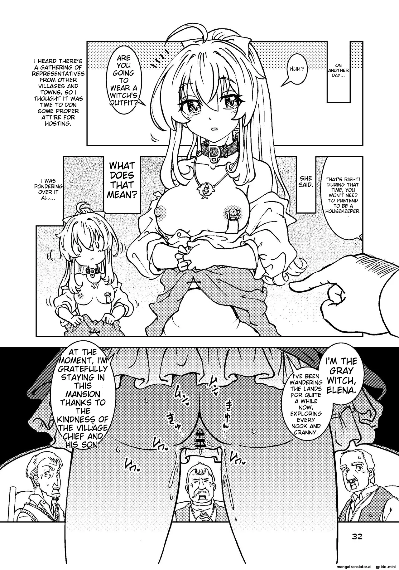 Tabitabi Nikki ni wa Shirusenakatta Koto. 5 page 31 featuring elaina majo no tabitabi parody - maid mmf threesome hentai manga - read online free