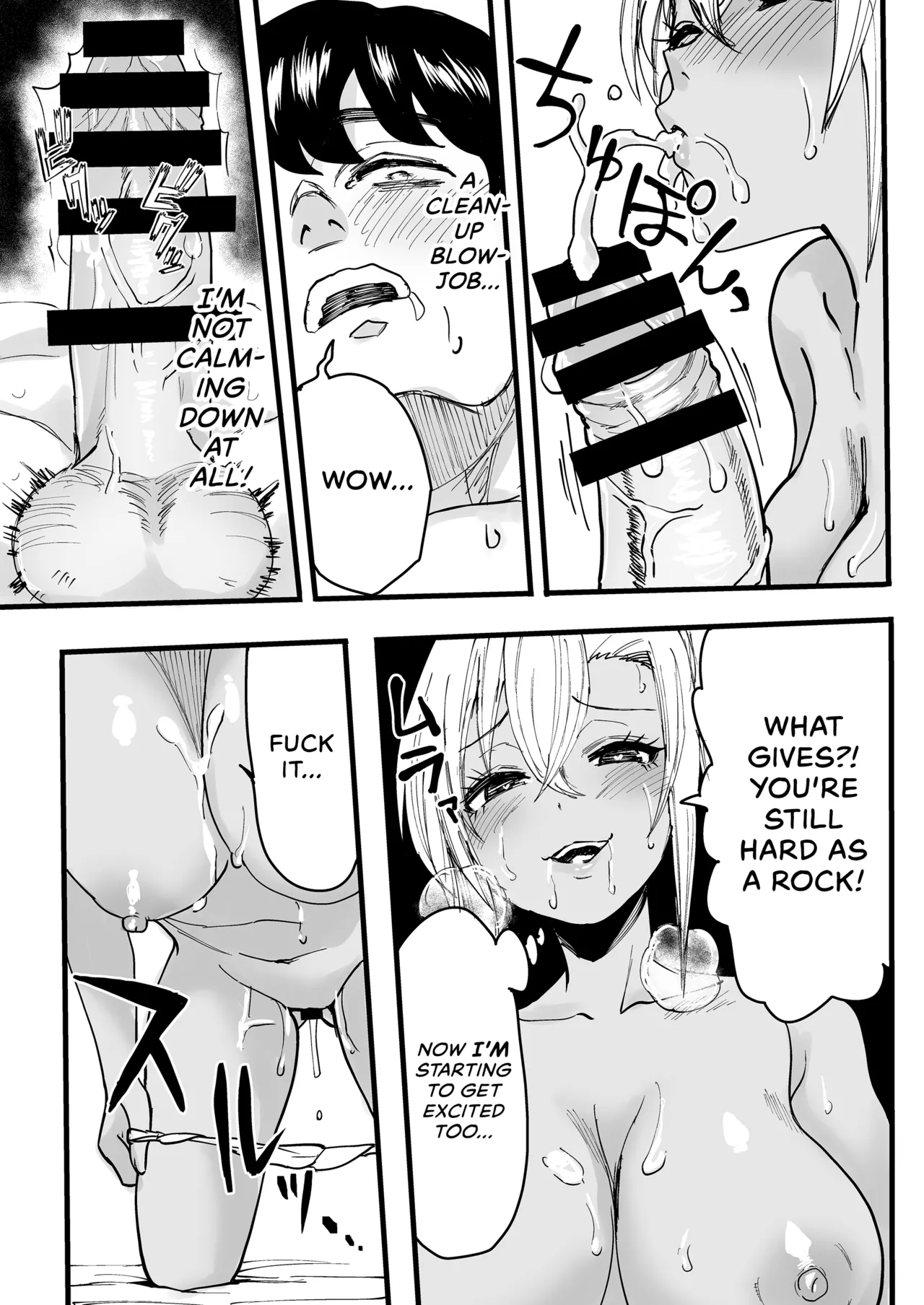 Kurogal Men-esthe Jou ga Yarasetekureru Hanashi | Happy Endings with a Tanned Gyaru Massage Therapist page 29 original parody - kissing big breasts hentai manga - read online free