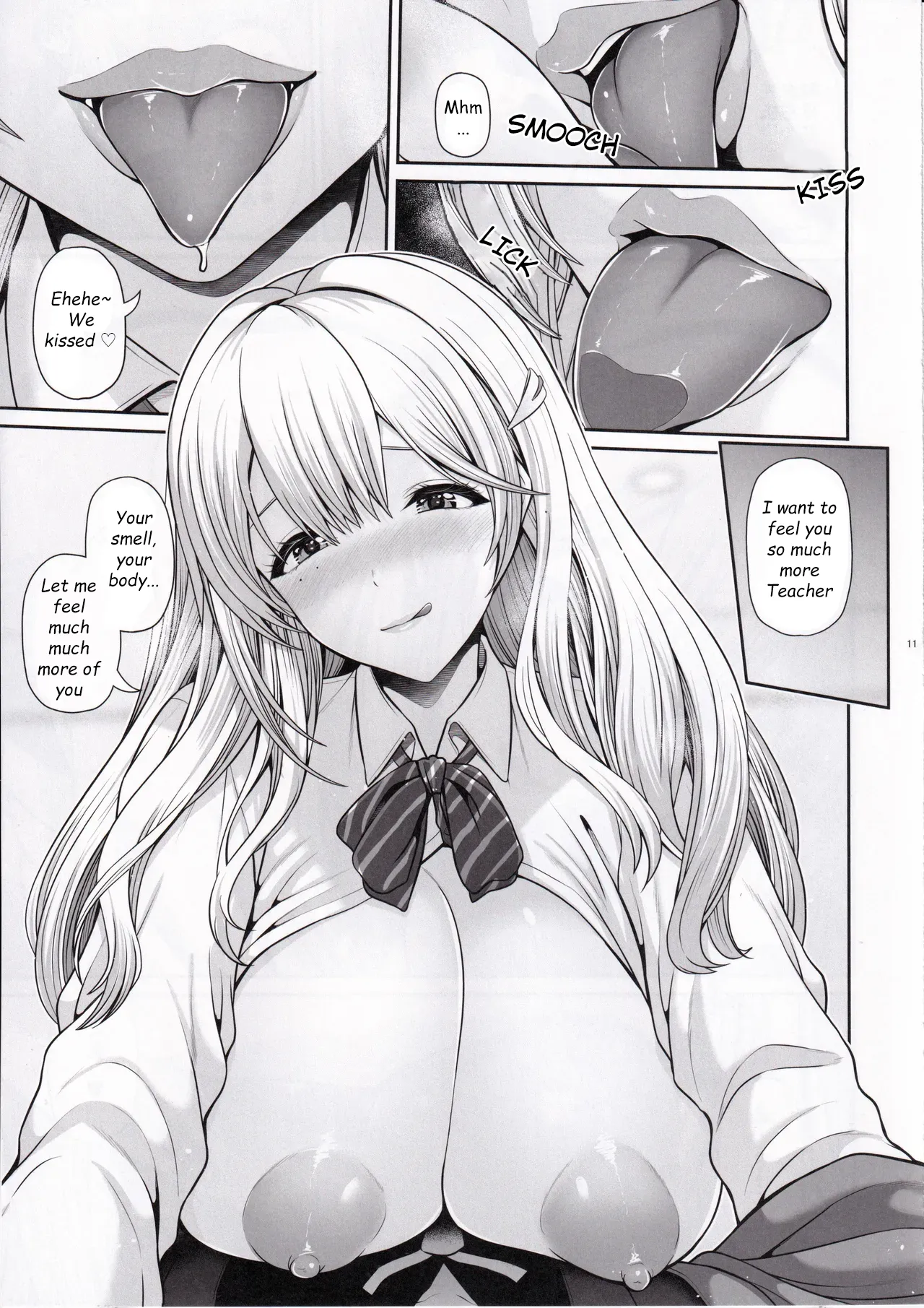 Tia to Issho ni Kimochi Yoku Naro | Feeling Good Together with Tia page 10 featuring tia goddess of victory nikke parody - big breasts stockings hentai manga - read online free