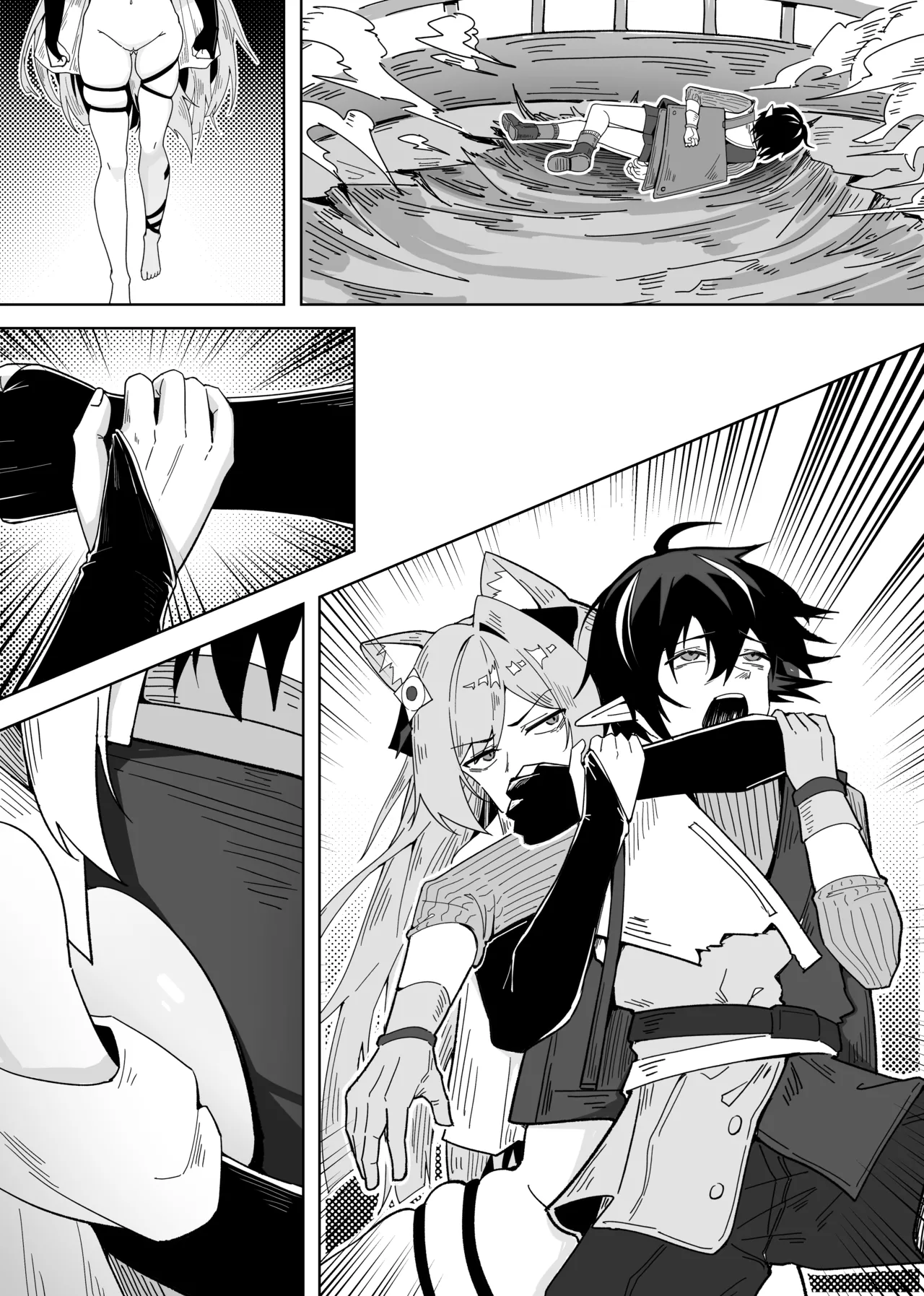 KnightFault（ダスク）·鸿雪大战小杜林（明日方舟同人H·LC整合汉化组获权代发） page 40 featuring pozemka arknights parody - uncensored hentai manga - read online free