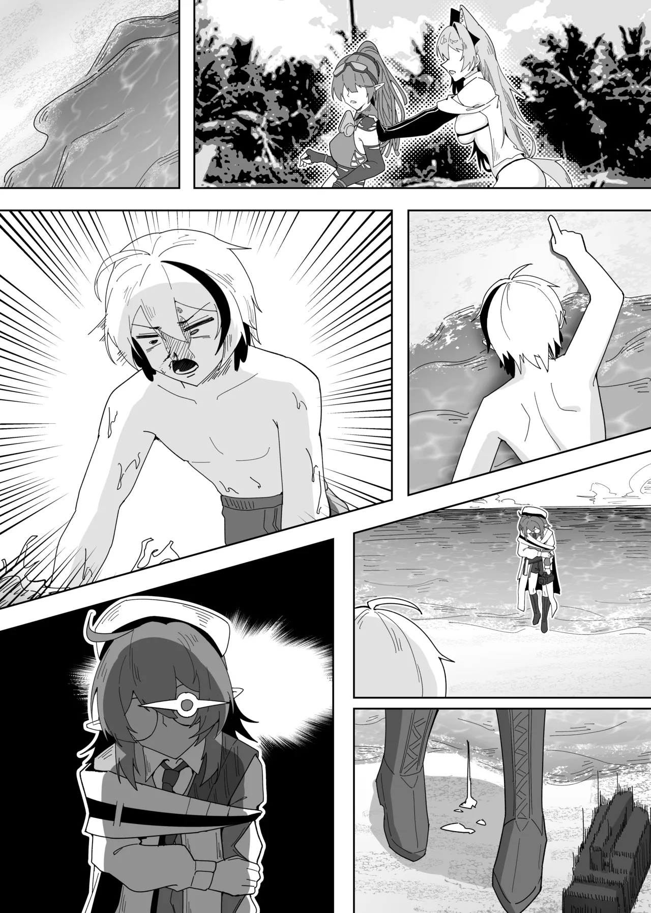 KnightFault（ダスク）·鸿雪大战小杜林（明日方舟同人H·LC整合汉化组获权代发） page 55 featuring pozemka arknights parody - uncensored hentai manga - read online free