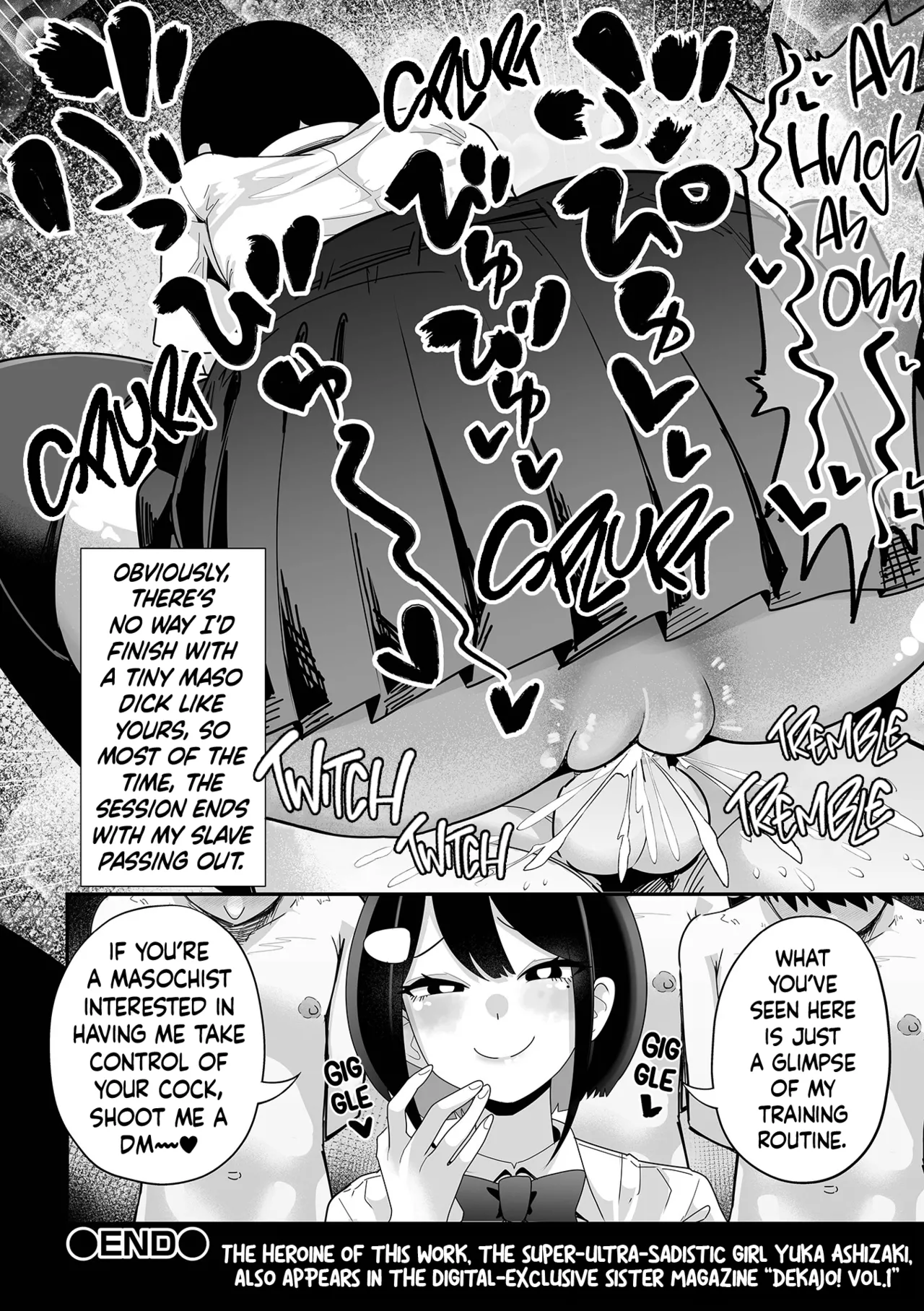 [Tebasaki Chikin] Ashizaki-san no Maso Choukyou Routine | Ashizaki-san's Masochist Training Routine (COMIC Orga Vol. 69) [English] [Decensored] page 12 - handjob chastity belt hentai manga - read online free