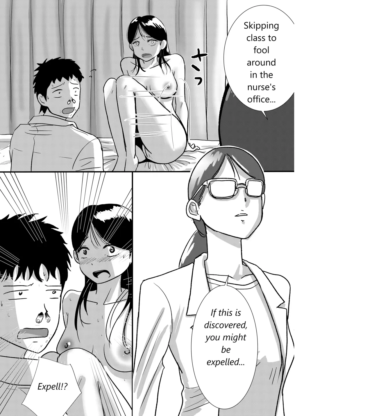 A story about a naked schoolgirl who became an example in health class for religious reasons - Page 12