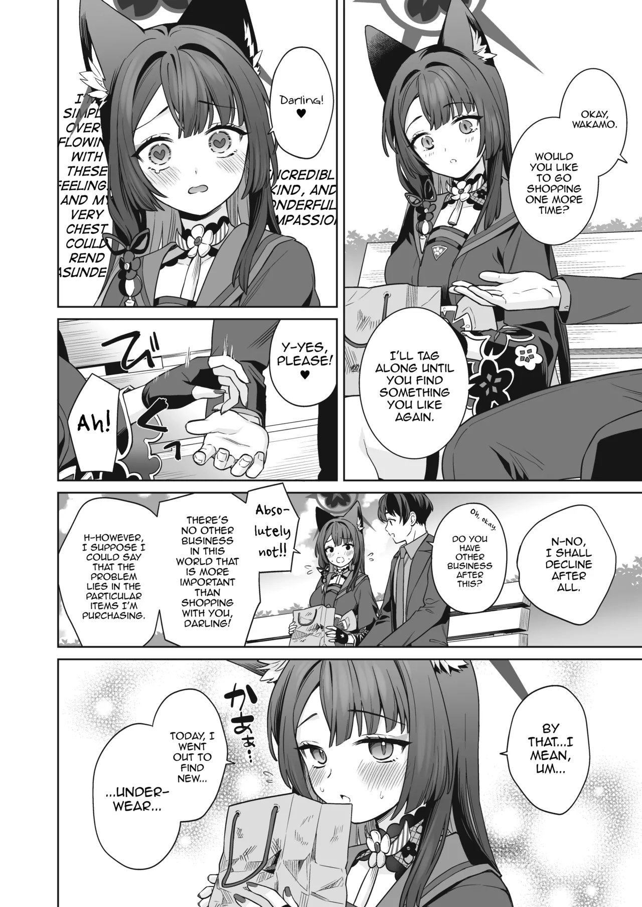 [NOMIYAGUMI (Ichinomiya)] Junjou Renjou Hatsujou Kitsune -3- | Pure♥Lovestruck♥Fox in Heat -3- (Blue Archive) [English] [mysterymeat3] [Digital] page 11 featuring sensei blue archive parody - big breasts nakadashi hentai manga - read online free