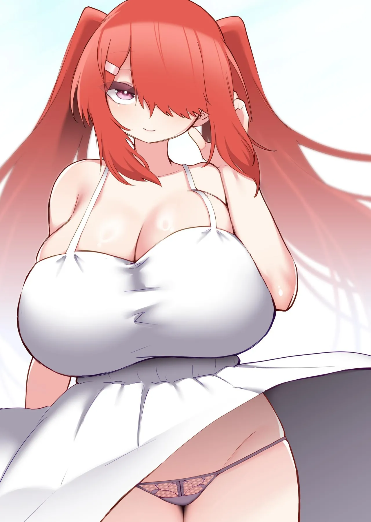 Ai mo Size mo Dekai Imouto no Hanashi | My Little Sister Has a Big Body...And a Big Heart! page 50 original parody - handjob big breasts hentai manga - read online free