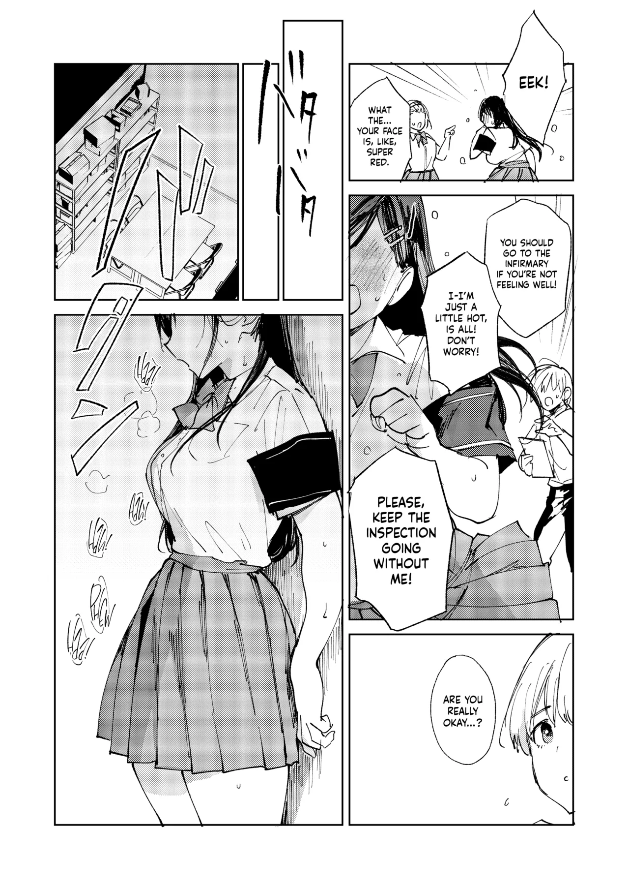 Kiritsu ni Kibishii Fuuki Iinchou wa Kounai de Himitsu no Dosukebe Onanie ga Yamerarenai! | The Strict Head of the DIsciplinary Committee Just Can't Stop Masturbating at School! page 22 original parody - squirting big breasts hentai manga - read online free