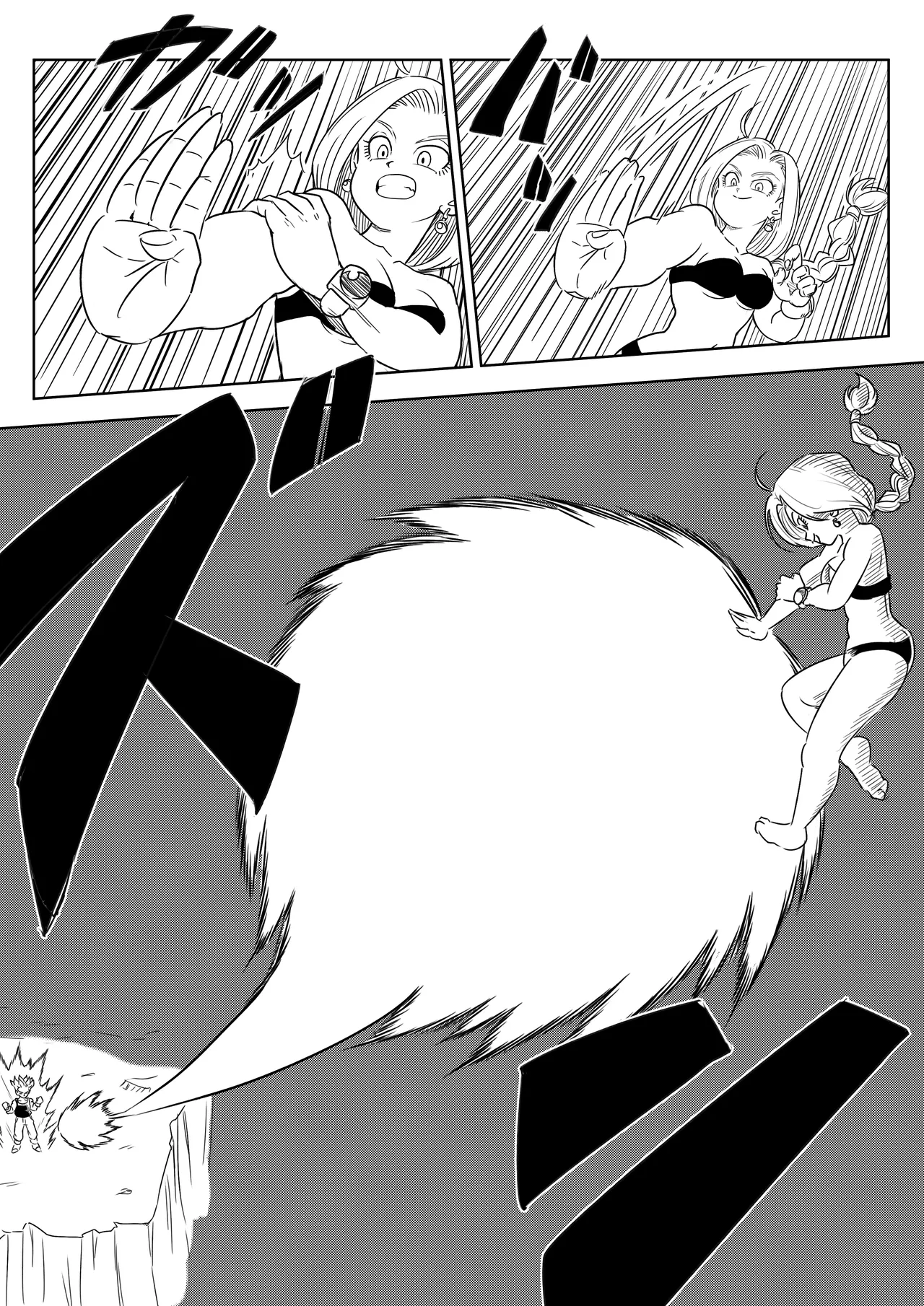 Blonde NTR Big Cock Female Fallen page 228 featuring android 18 dragon ball z parody - big breasts netorare hentai manga - read online free