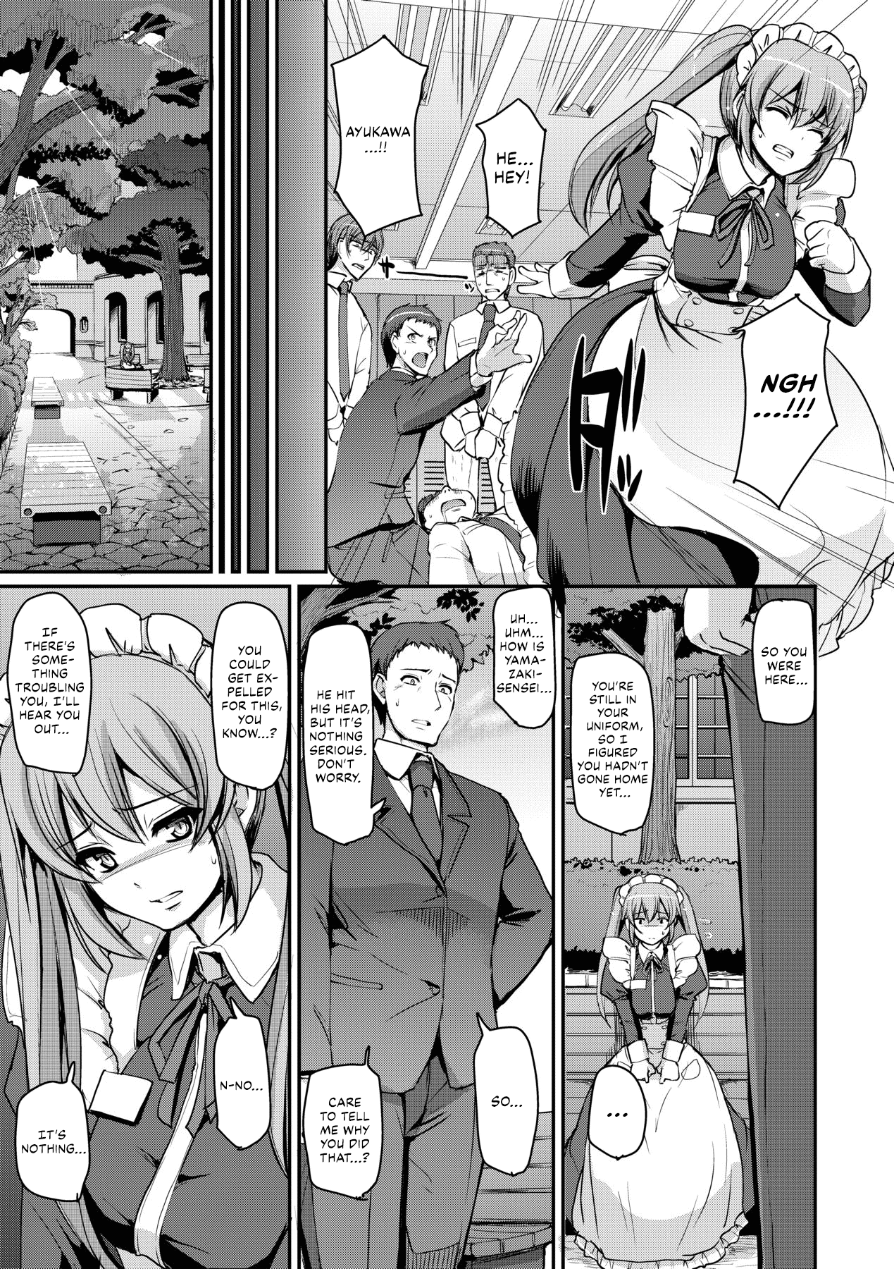 [Alexi Laiho] Maid Gakuen e Youkoso!! - Welcome to Maid Academy Ch. 1-4 [English] [Decensored] [Digital] page 43 - maid kissing hentai manga - read online free