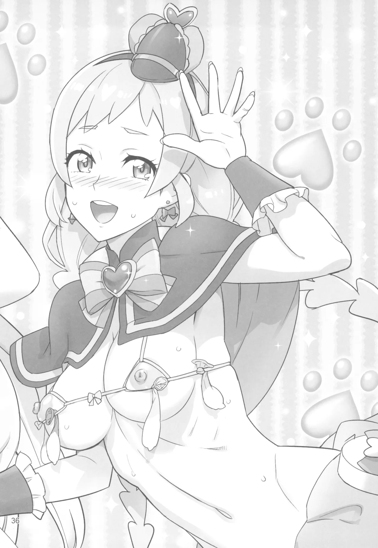 Neko Yashiki Kaihatsu page 36 featuring cure lillian wonderful precure parody - big breasts garter belt hentai manga - read online free