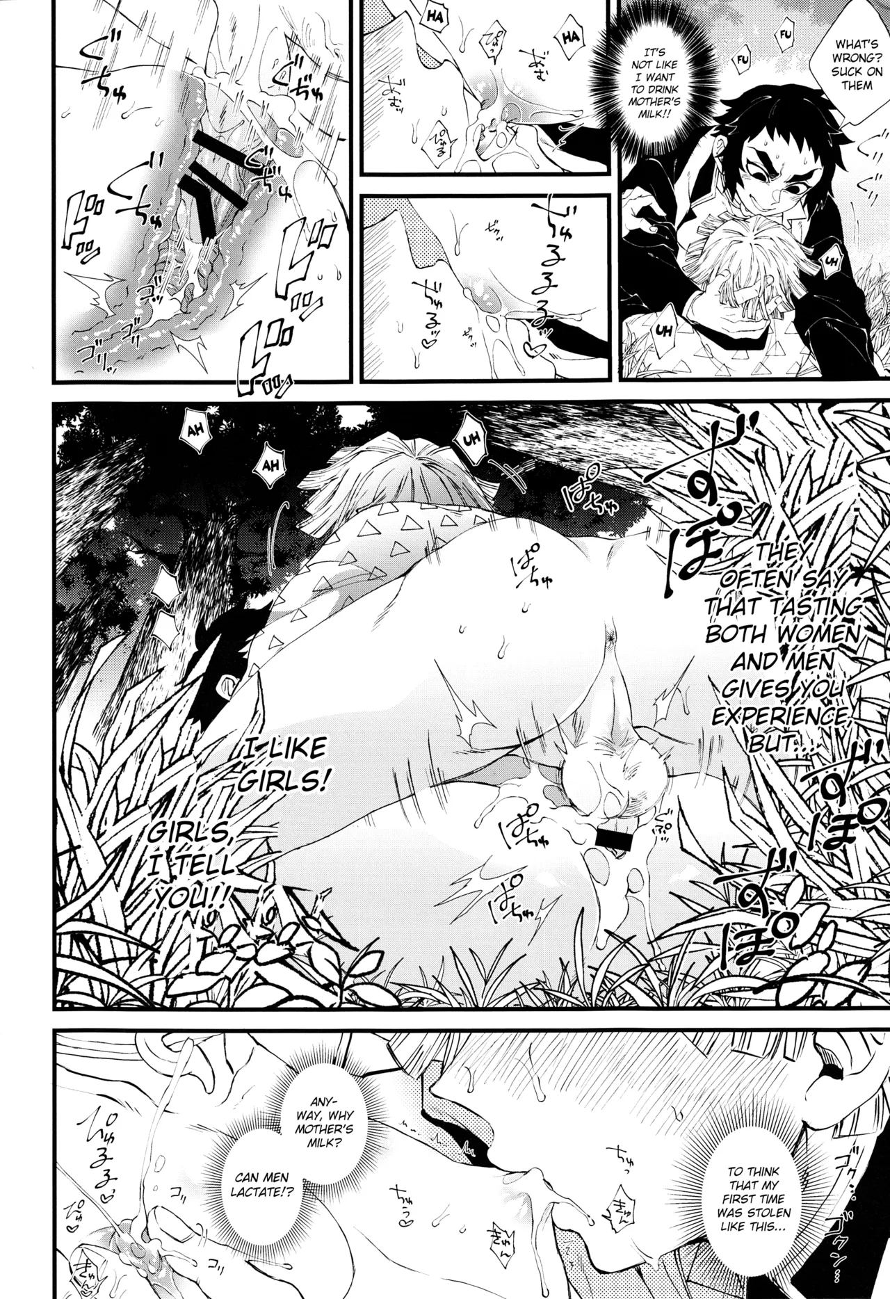 Haru wa Bonyuu page 13 featuring zenitsu agatsuma kimetsu no yaiba parody - anal males only hentai manga - read online free