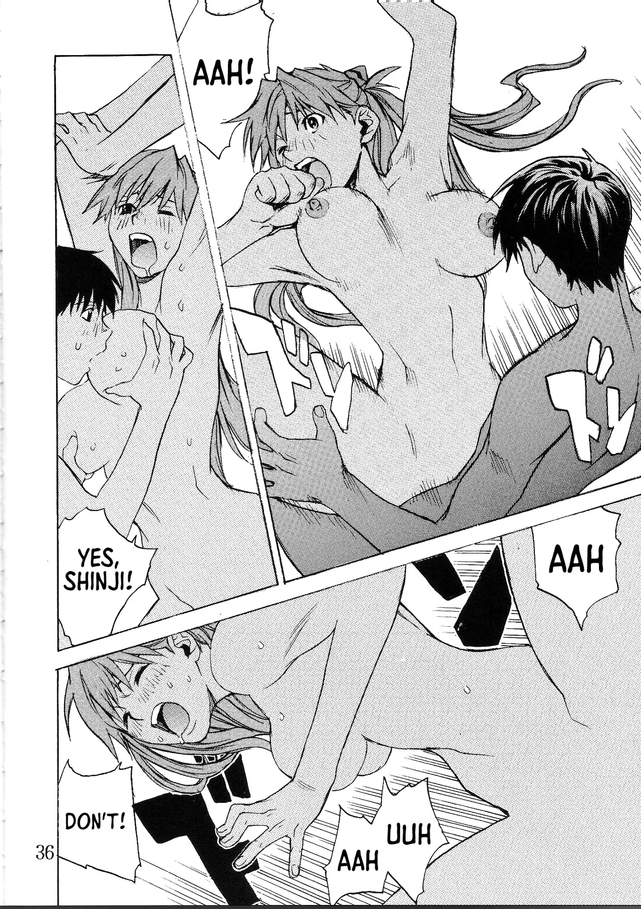 SYNCHROCORD 2 page 35 featuring shinji ikari neon genesis evangelion parody - sole female sole male hentai manga - read online free