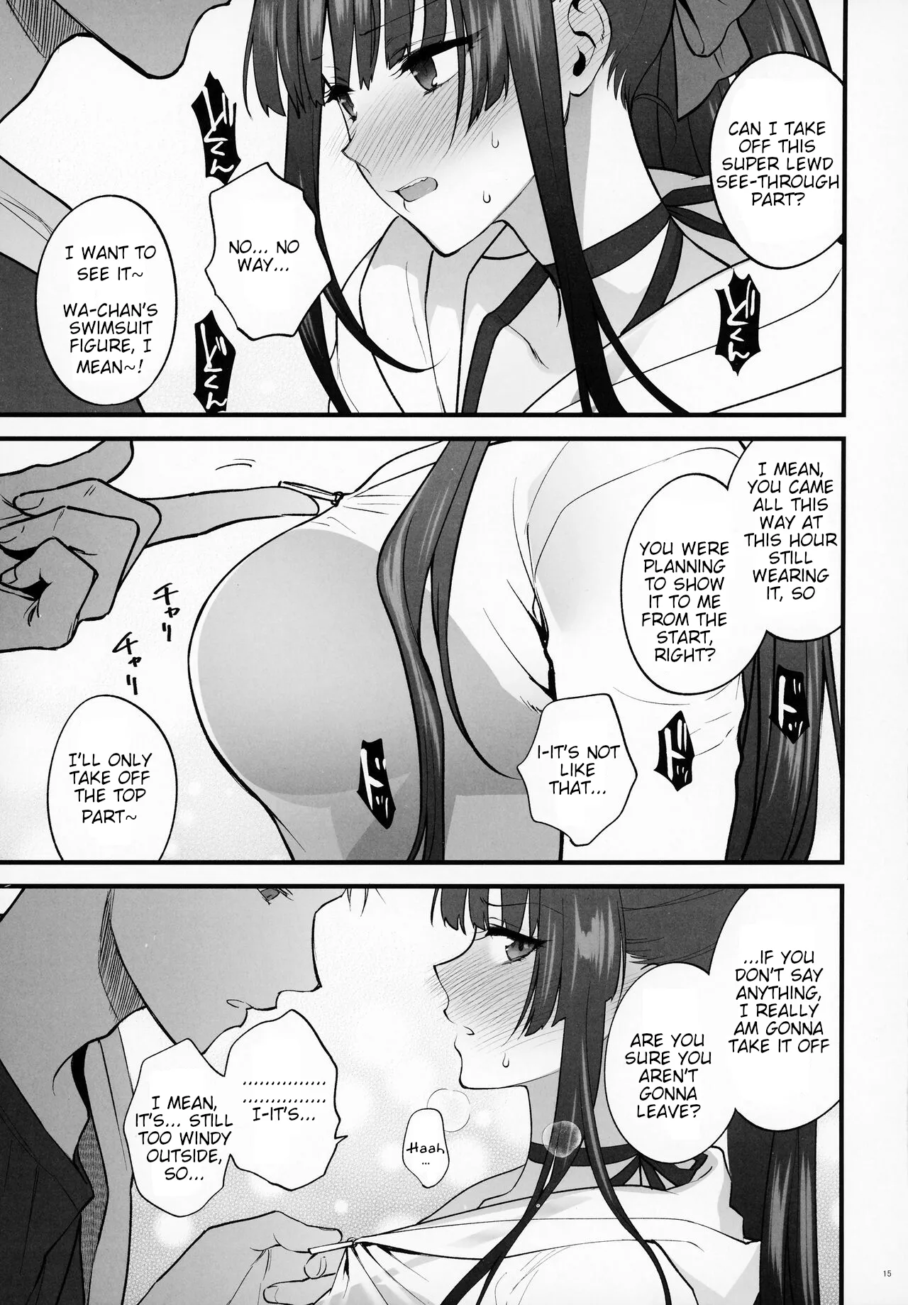 [SKK (Syoukaki)] Mizugi Mise ni Kita Dakedashi!! - I just wanted to show you my swimsuit, nothing else was intended. (Girls' Frontline) [English]] [2022-08-20] page 14 featuring wa2000 girls frontline parody - squirting swimsuit hentai manga - read online free