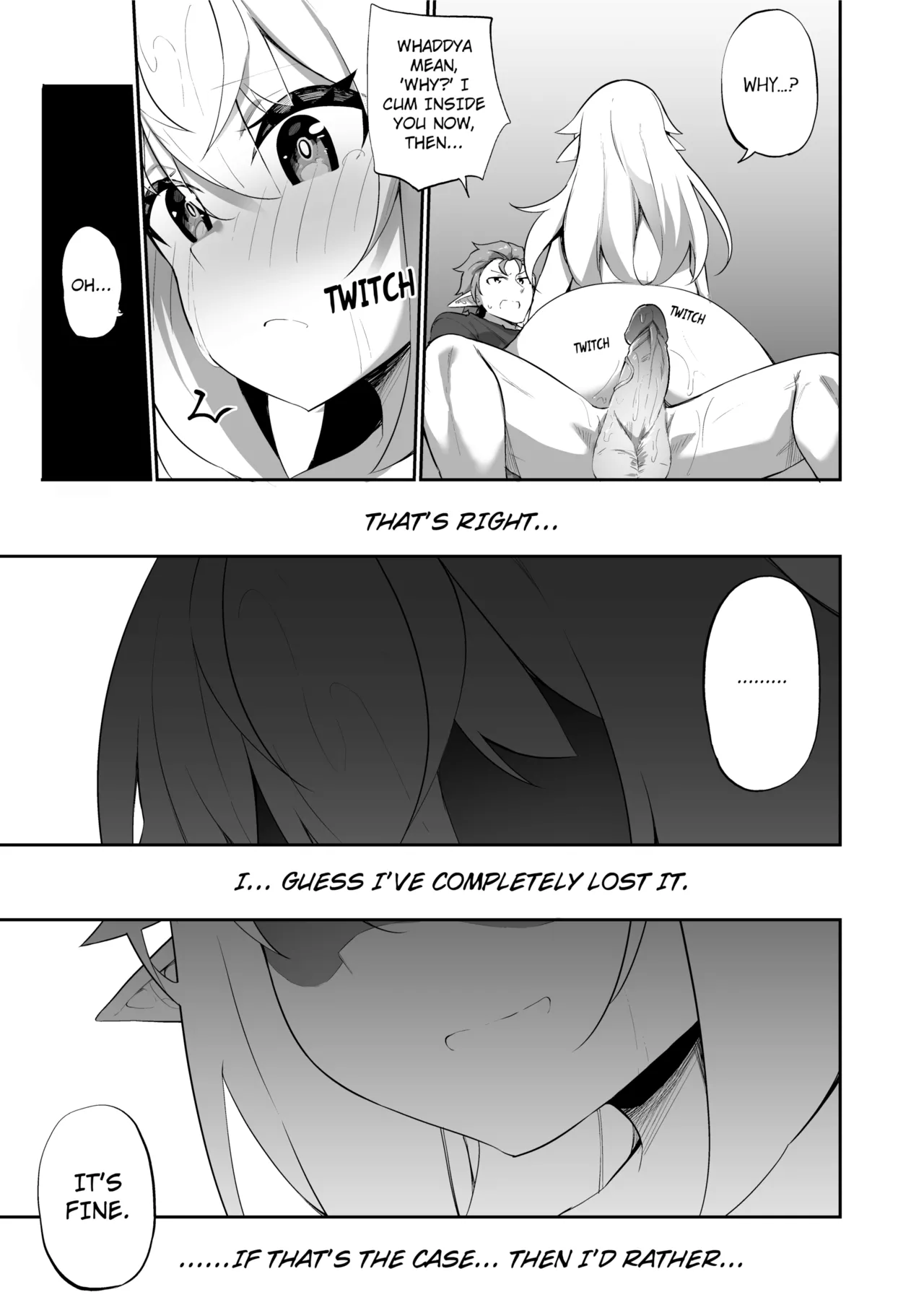 [Slime no Kanmuri (Kanmuri)] ♂ Boukensha-san ga ♀ Elf ni Sarete Shinyuu(Nakama) to Musubareru Hanashi | The Bonding Tale of ♂Adventurer-turned-♀Elf and Her Comrade [English] [Uncensored] [Digital] page 30 original parody - sole female stockings hentai manga - read online free