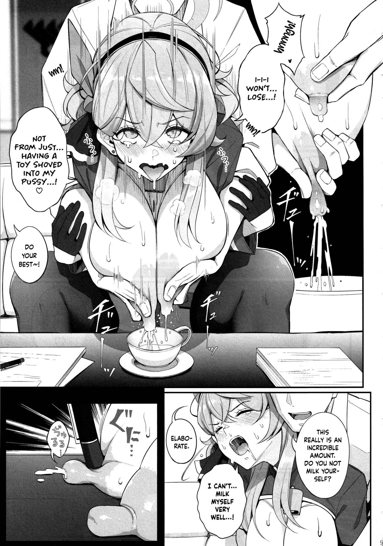 Gehenna no Meushi 2 | The Cow of Gehenna 2 page 10 featuring chinatsu hinomiya blue archive parody - elf big breasts hentai manga - read online free