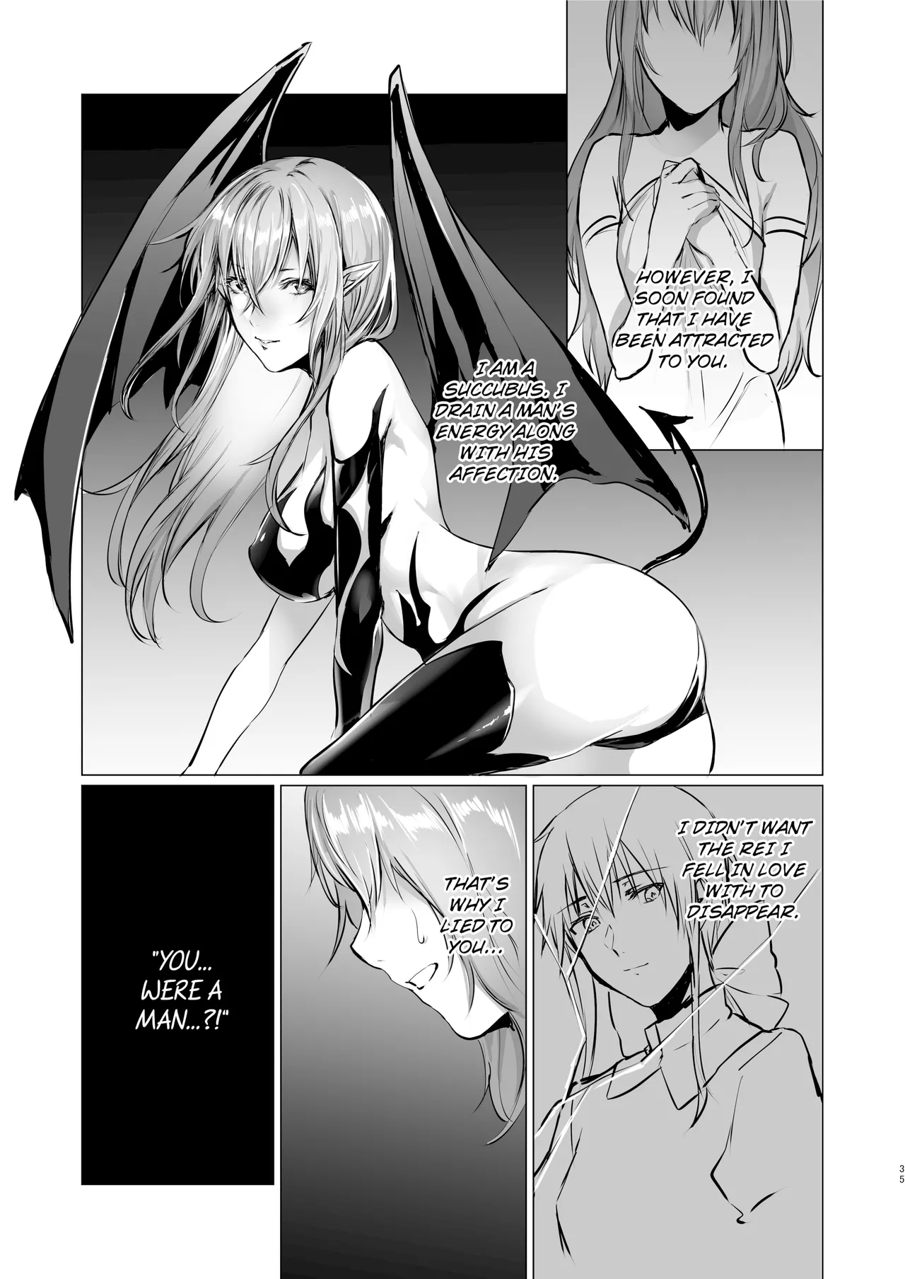 [Yugen no Suda (Mugen no Sudadokei)] Gekkoutou no Yume Nyotaika Douwa ~Danshi Kinsei no Tou~ | DREAM OF THE MOONLIGHT TOWER [English] [Decensored] [Digital] page 35 original parody - uncensored yuri hentai manga - read online free