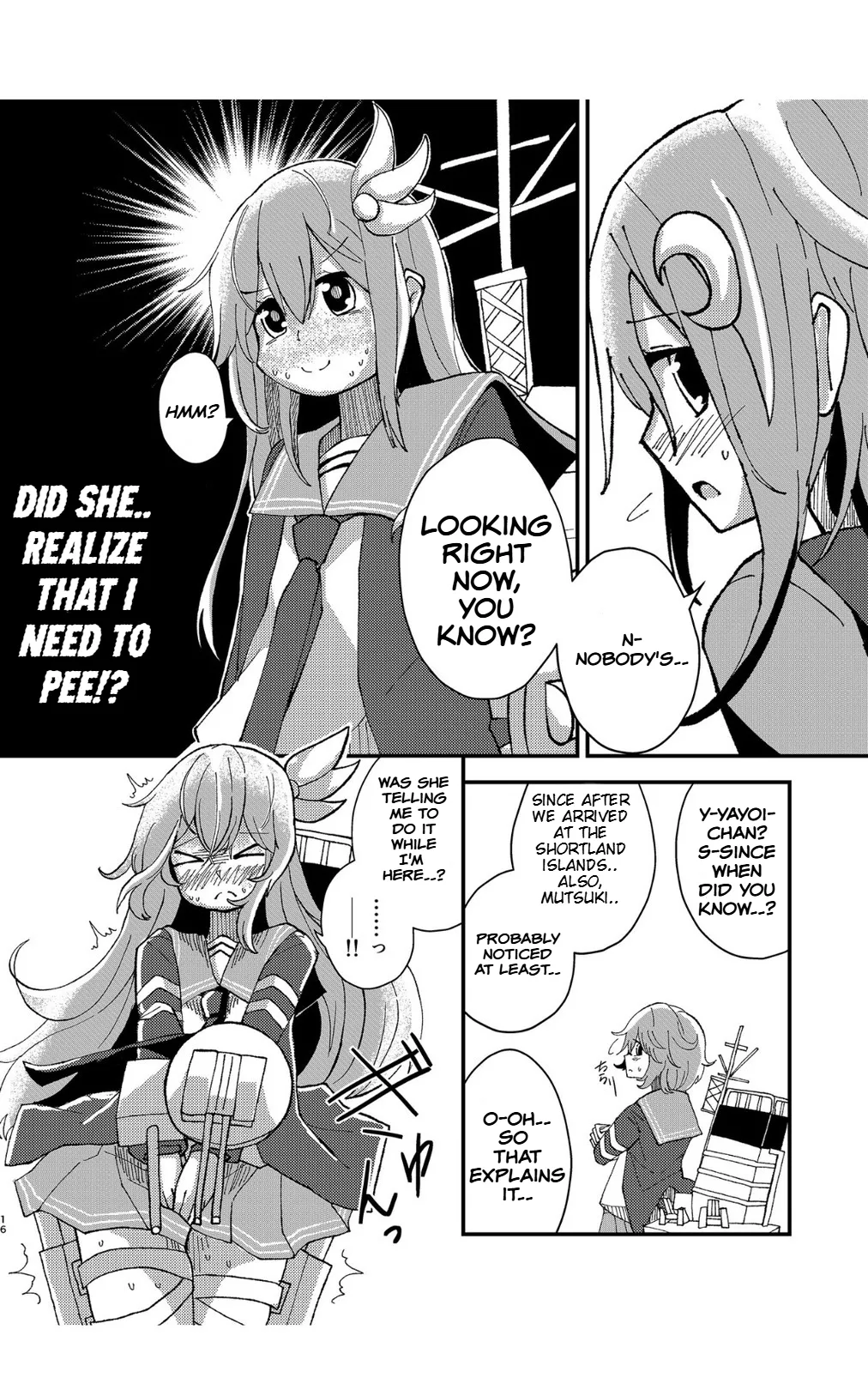 Kisaragi Oil Shock page 15 featuring kisaragi kantai collection parody - schoolgirl uniform urination hentai manga - read online free
