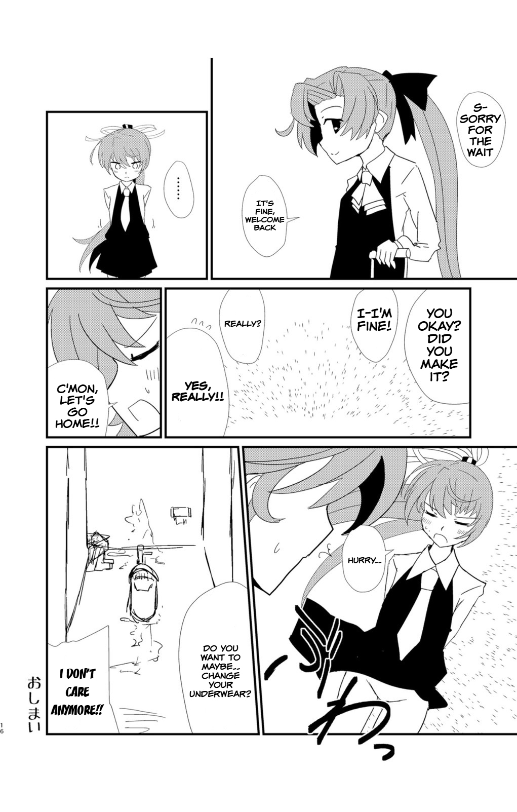 Cloud! So Sing page 17 featuring akigumo kantai collection parody - ponytail urination hentai manga - read online free