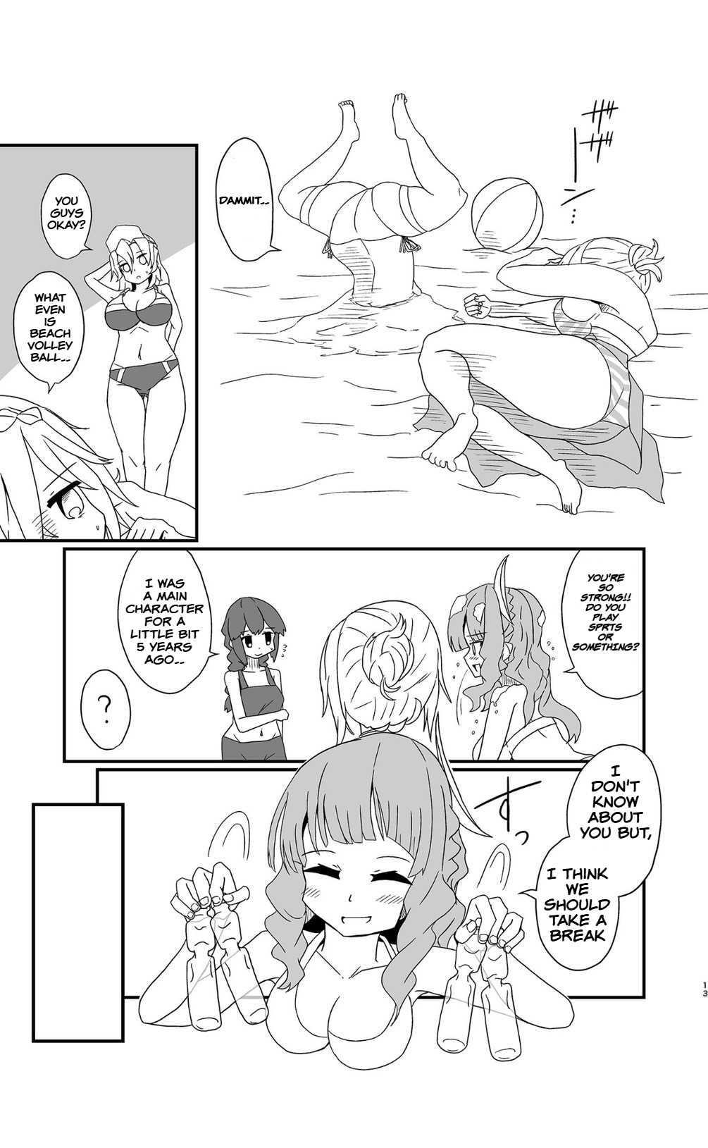 Perth no Ichiban Nagai Hi - Perth's longest day. page 13 featuring perth kantai collection parody - swimsuit bikini hentai manga - read online free