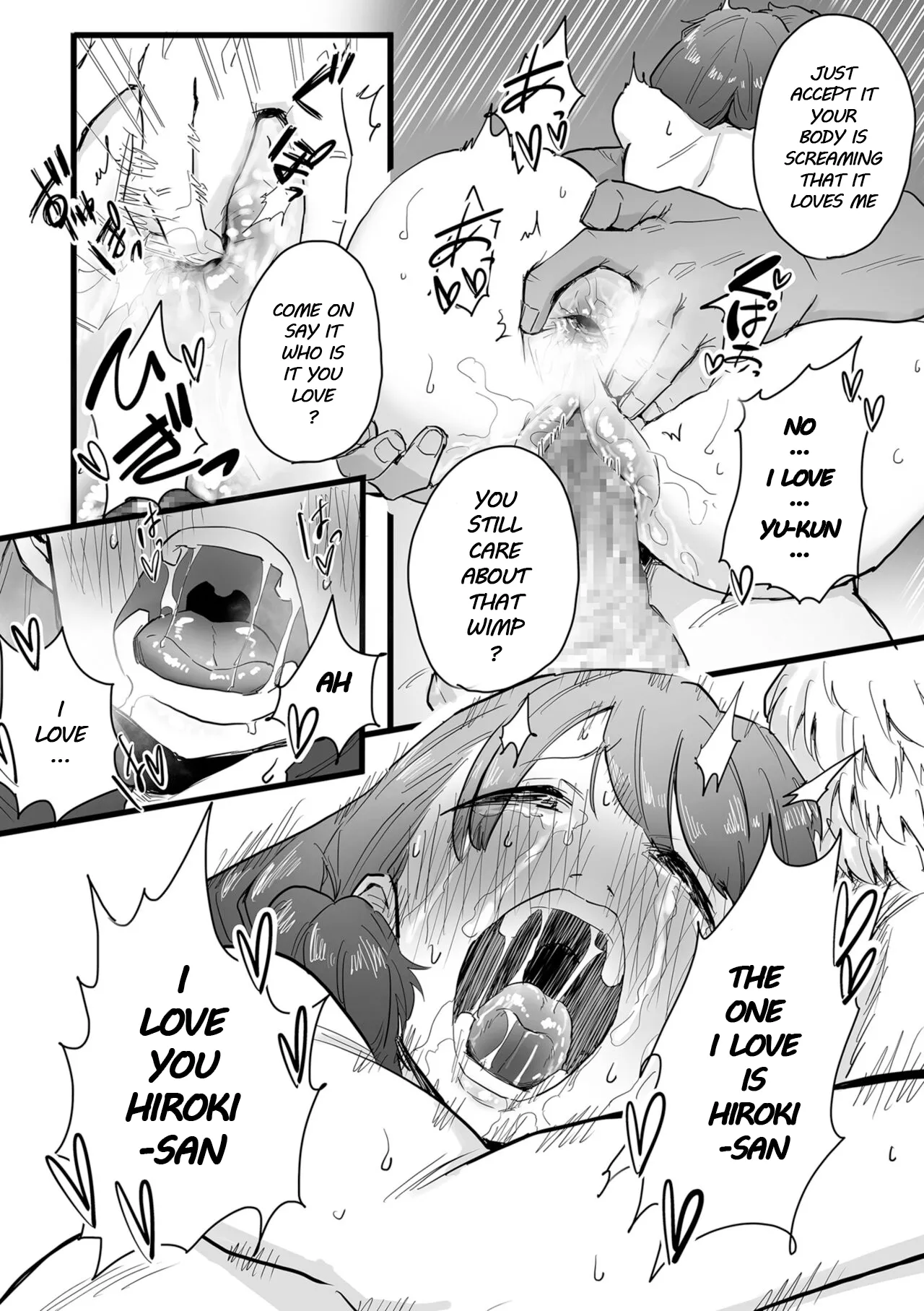 Mesu-ochi Benkyoukai | Female Domination Study Session page 28 - big breasts netorare hentai manga - read online free