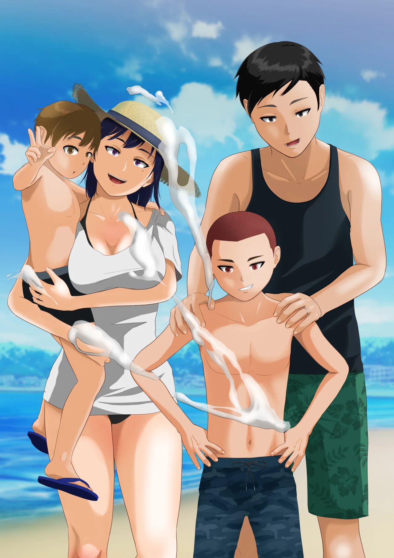 Welcome to the Dark Family! page 33 original parody - cheating mother hentai manga - read online free