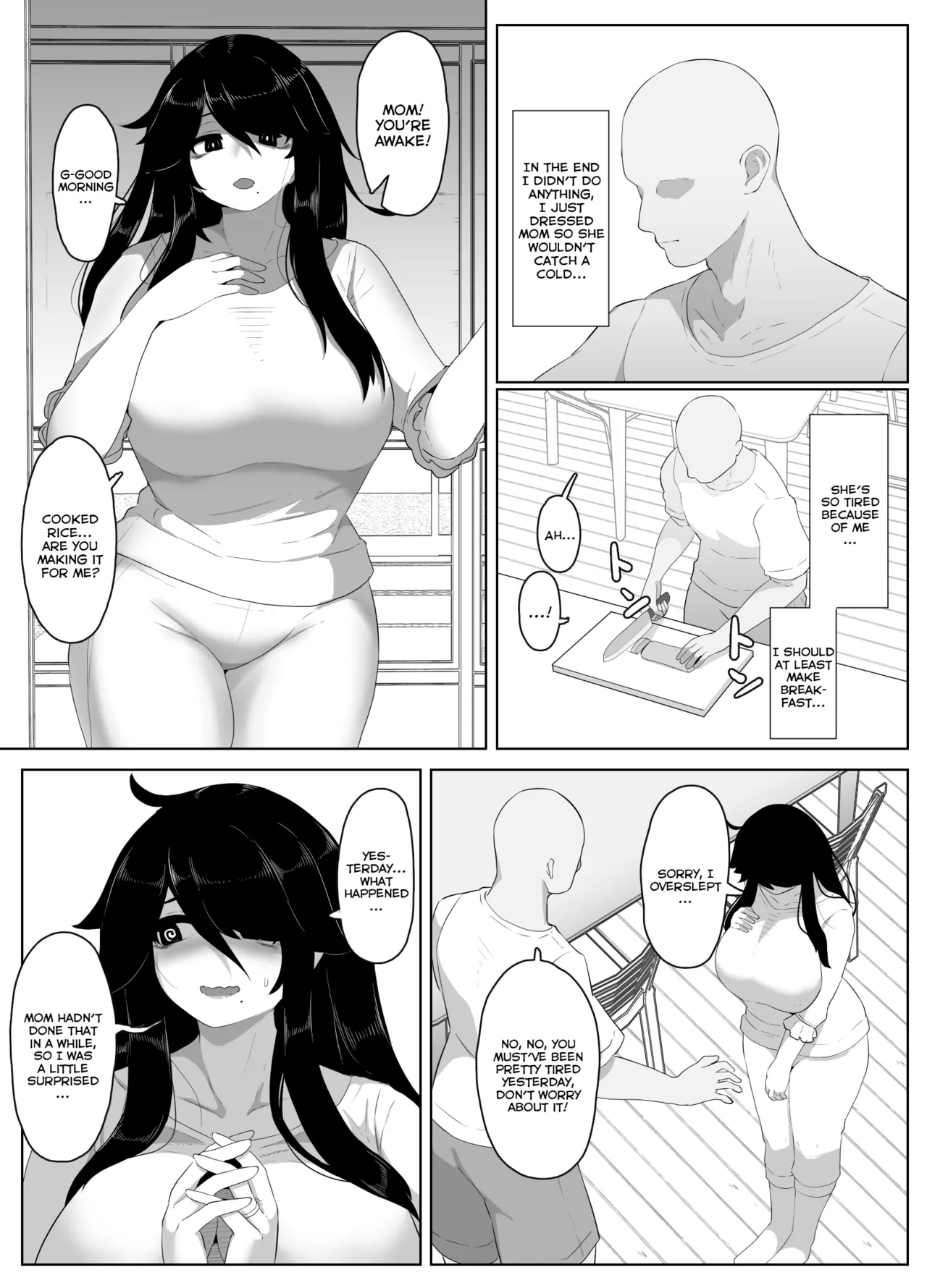 Oyasumi, Okaa-san I | Good Night, Mom I page 116 original parody - sole female sole male hentai manga - read online free