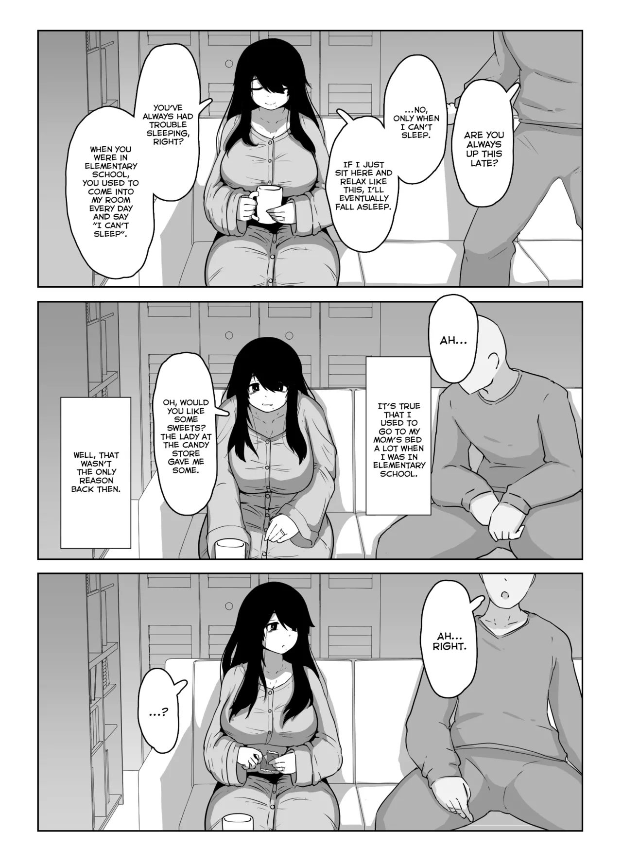 Oyasumi, Okaa-san I | Good Night, Mom I page 15 original parody - sole female sole male hentai manga - read online free
