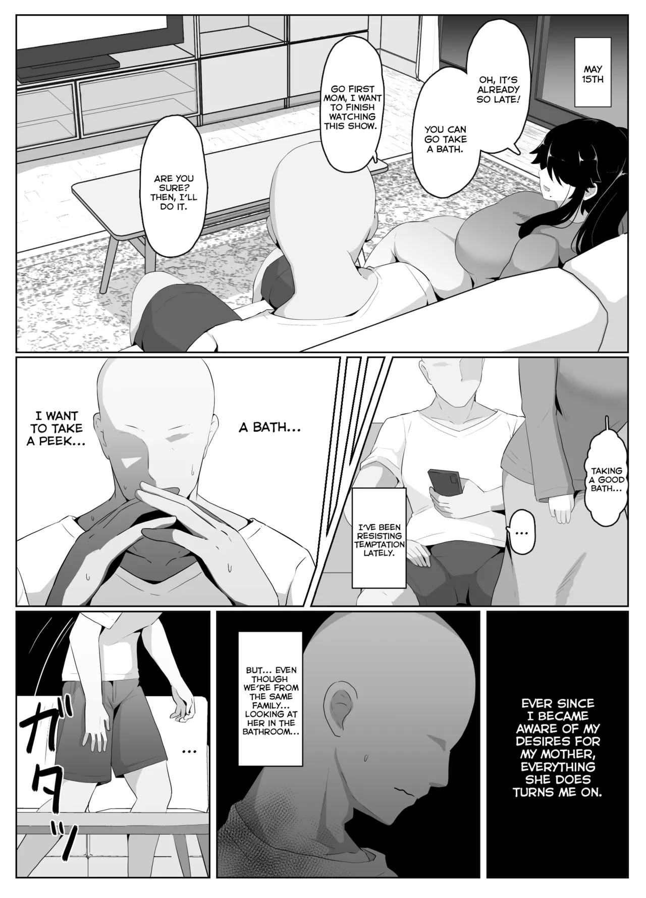Oyasumi, Okaa-san I | Good Night, Mom I page 50 original parody - handjob milf hentai manga - read online free