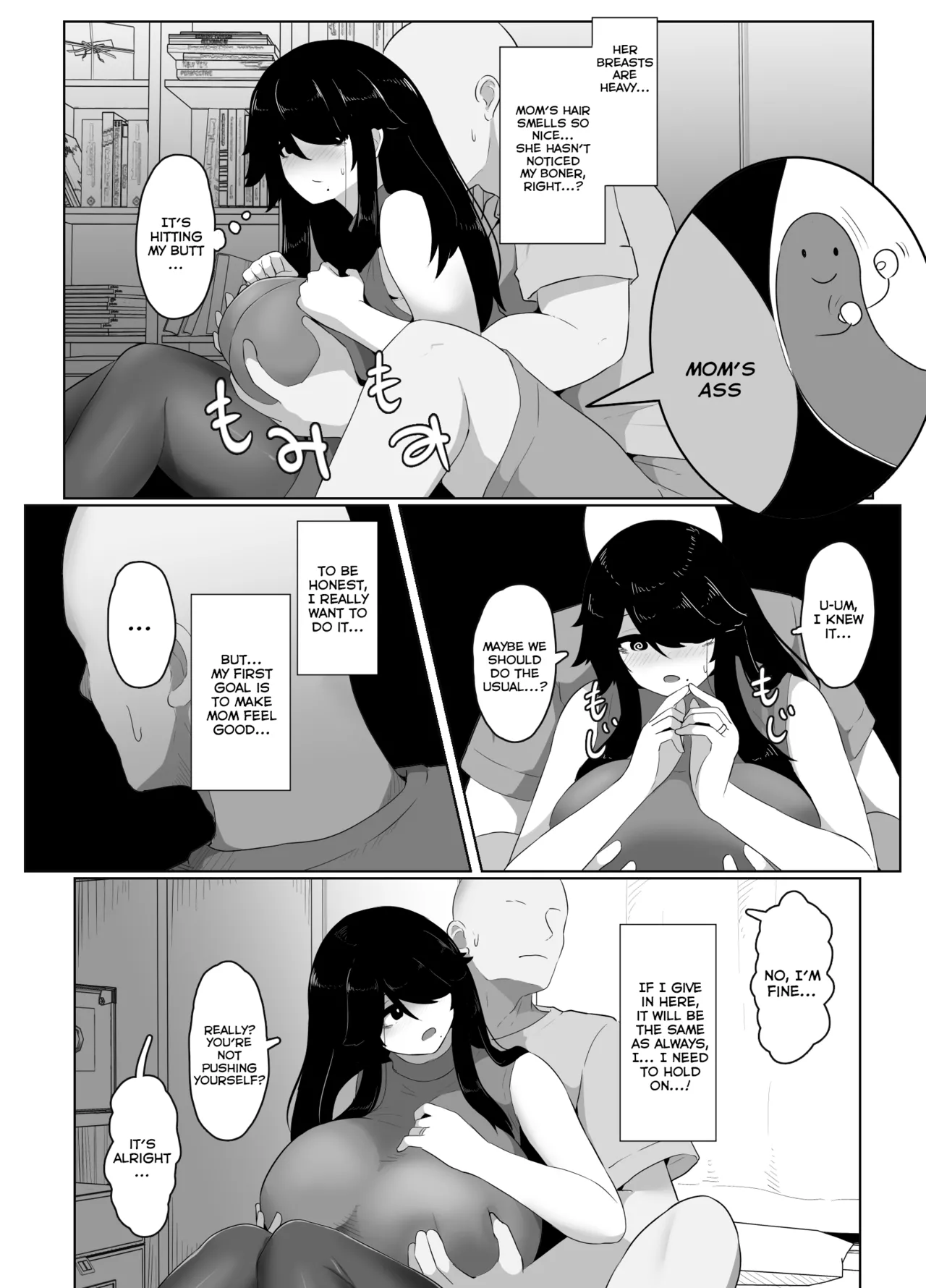 Oyasumi, Okaa-san I | Good Night, Mom I page 95 original parody - handjob milf hentai manga - read online free