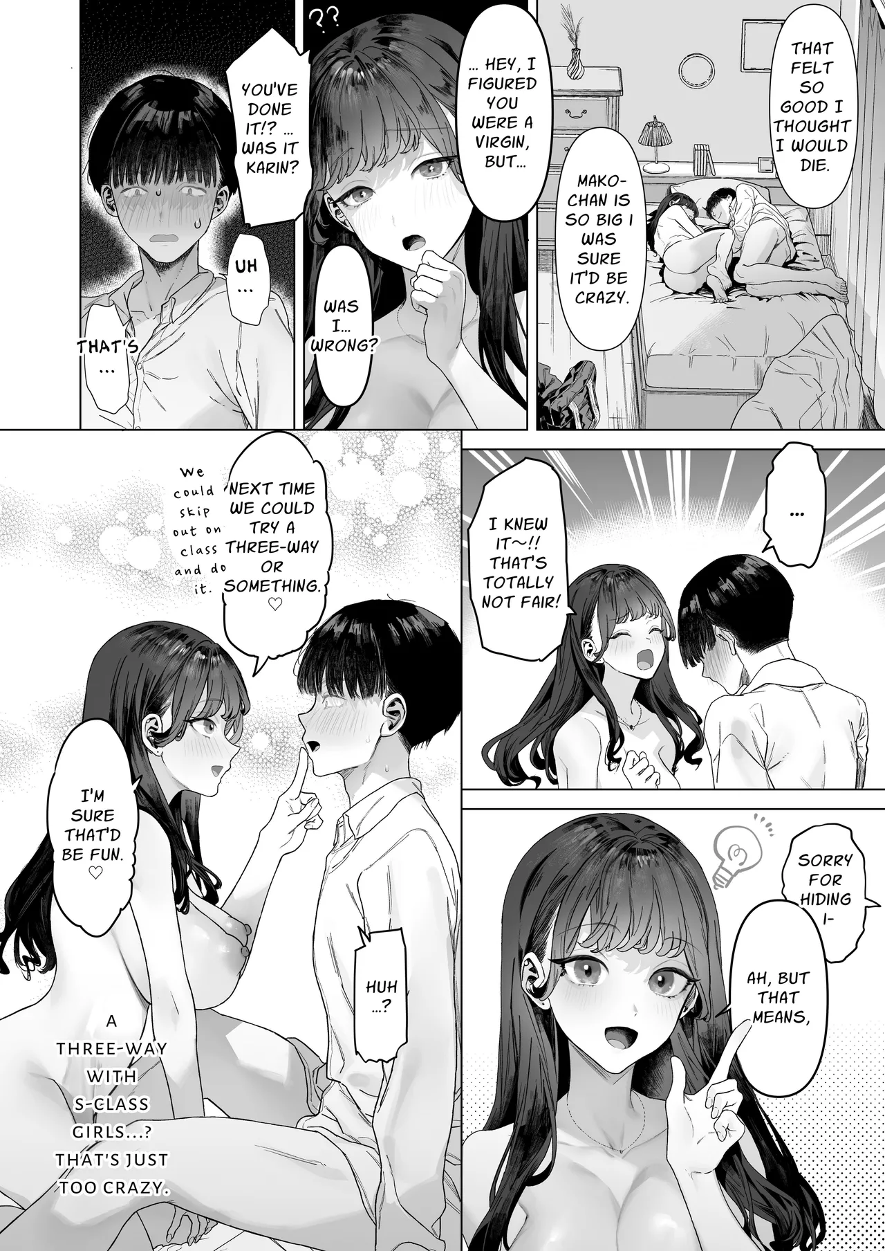 [Shiroganean (Ohkami Ryosuke)] S-kyuu Joshi-tachi to Ecchi na Douga o Toru Koto ni Natta Boku | I Am To Record A Video With Two Sadistic Women [English] [Penguin Piper] page 53 original parody - big breasts group hentai manga - read online free